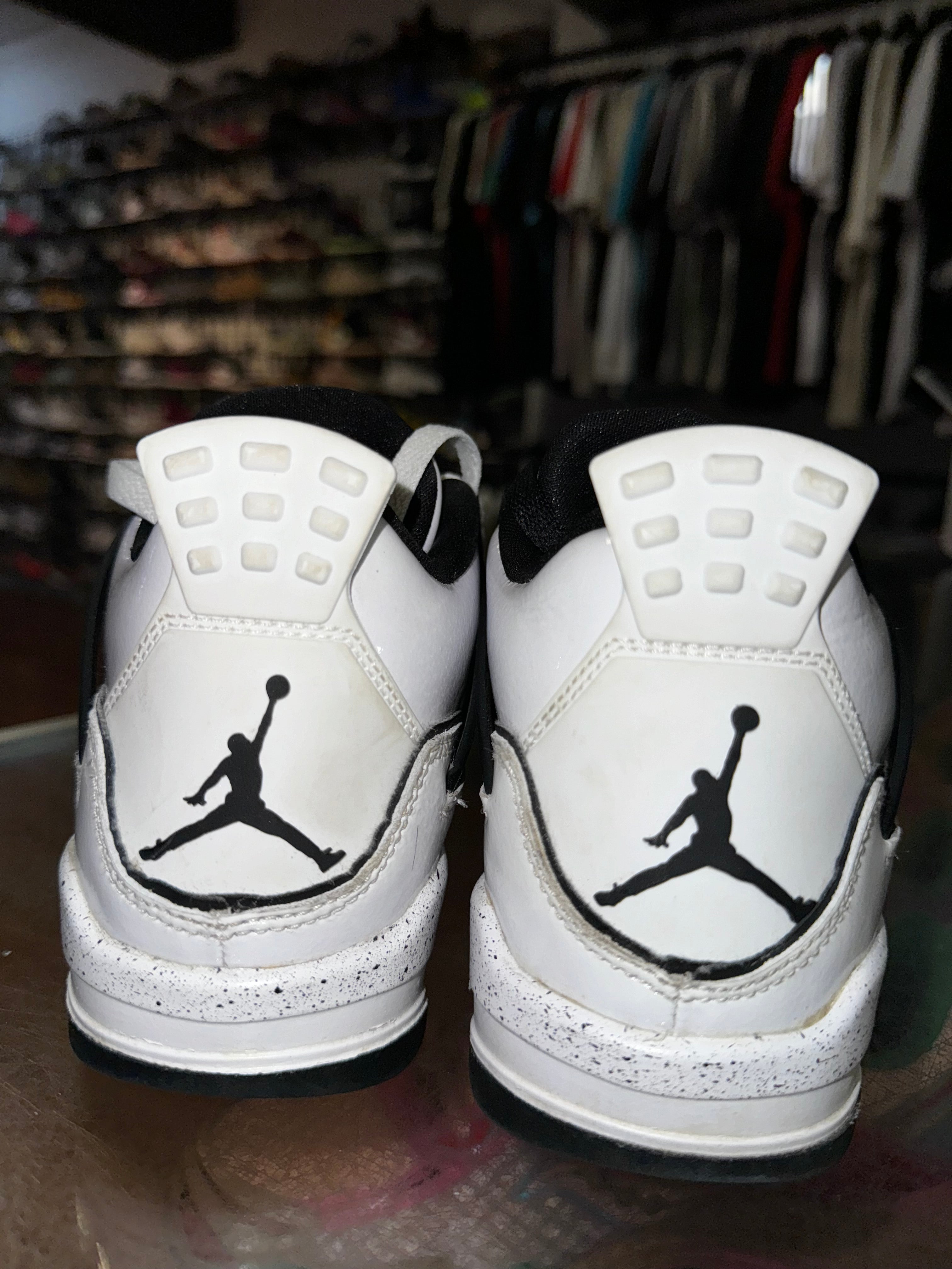 Size 4.5y Air Jordan 4 "DIY