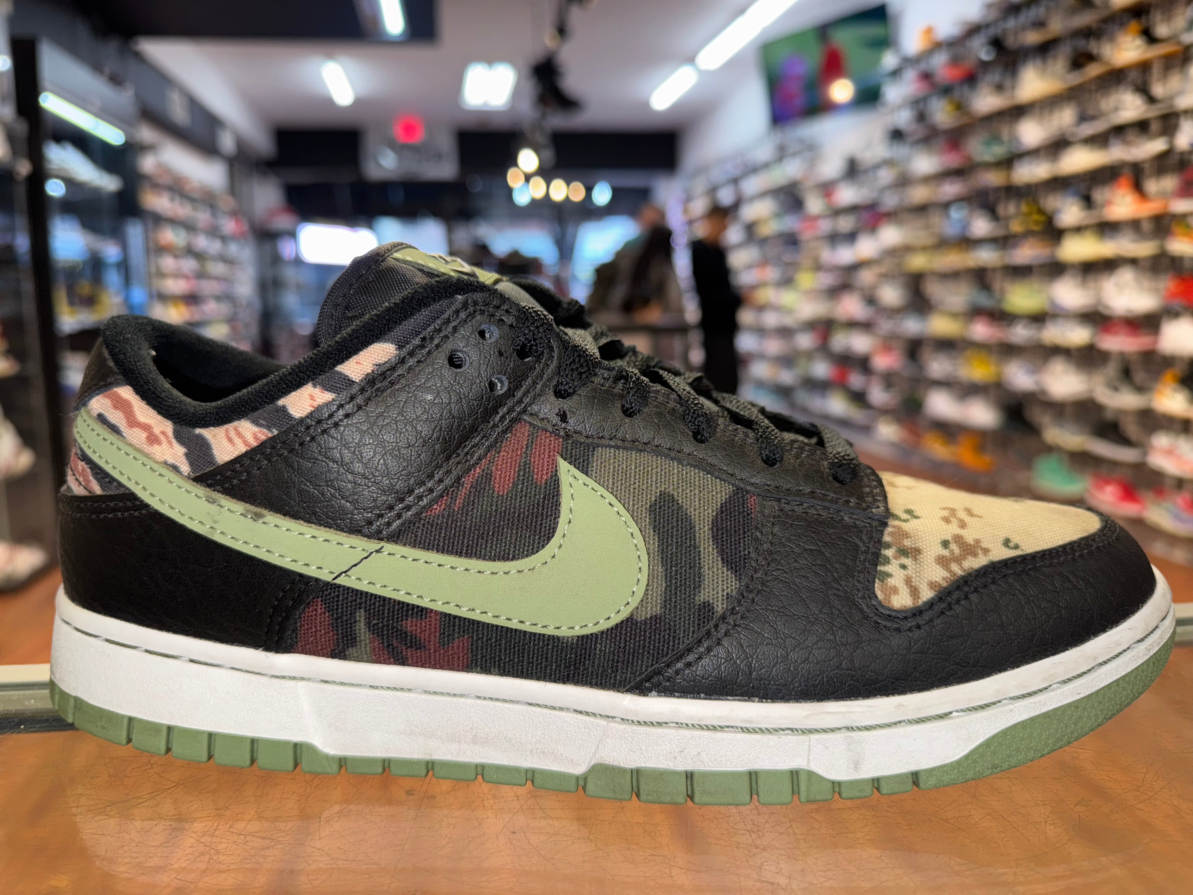 Size 9.5 Dunk Low "Crazy Camo"