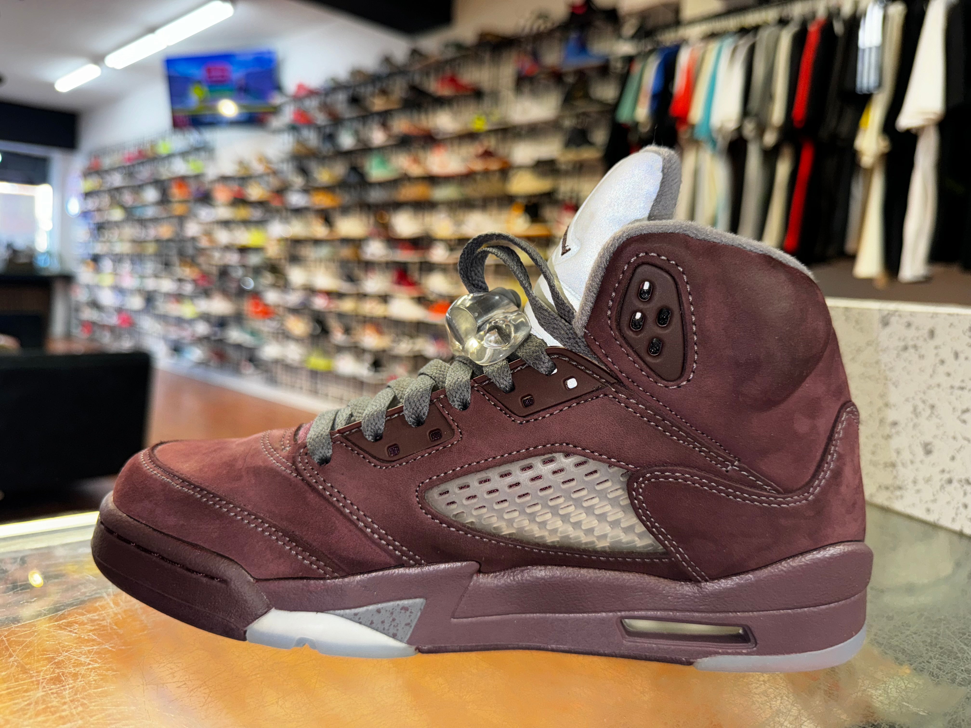 Size 6y Air Jordan 5 "Burgundy"