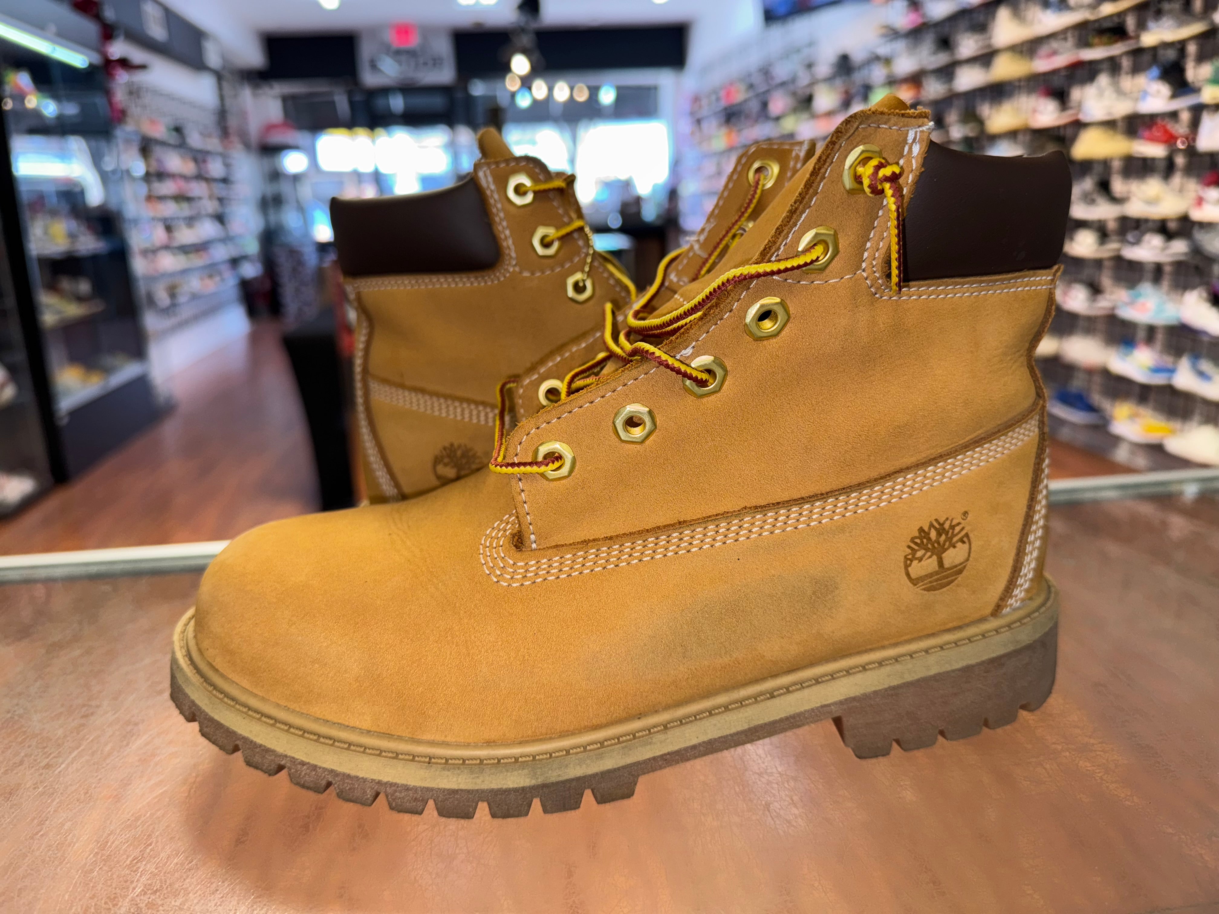 Size 7 Timberland Premium 6-Inch Boot “Wheat”