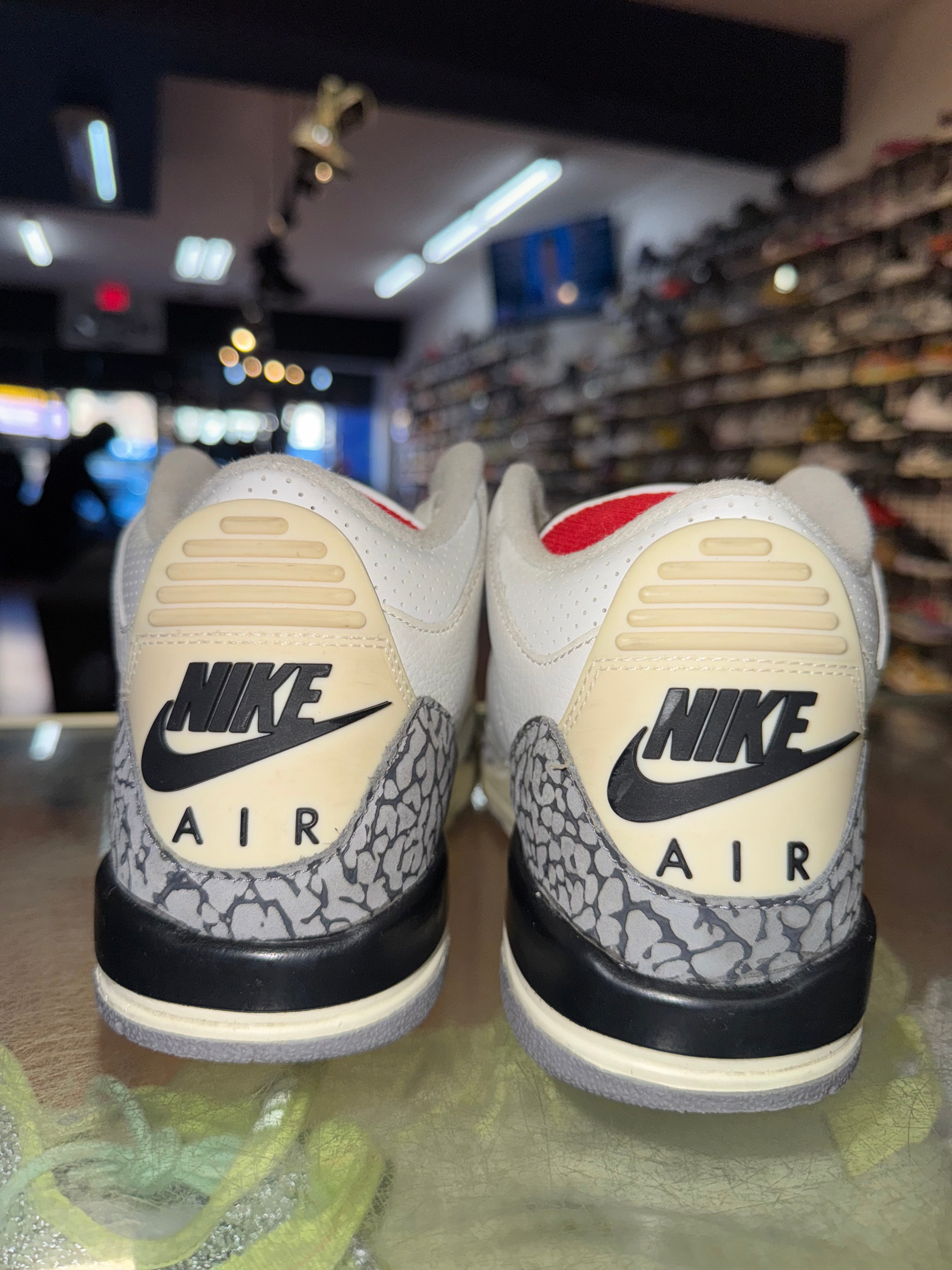 Size 7y Air Jordan 3 Reimagined "White Cement"