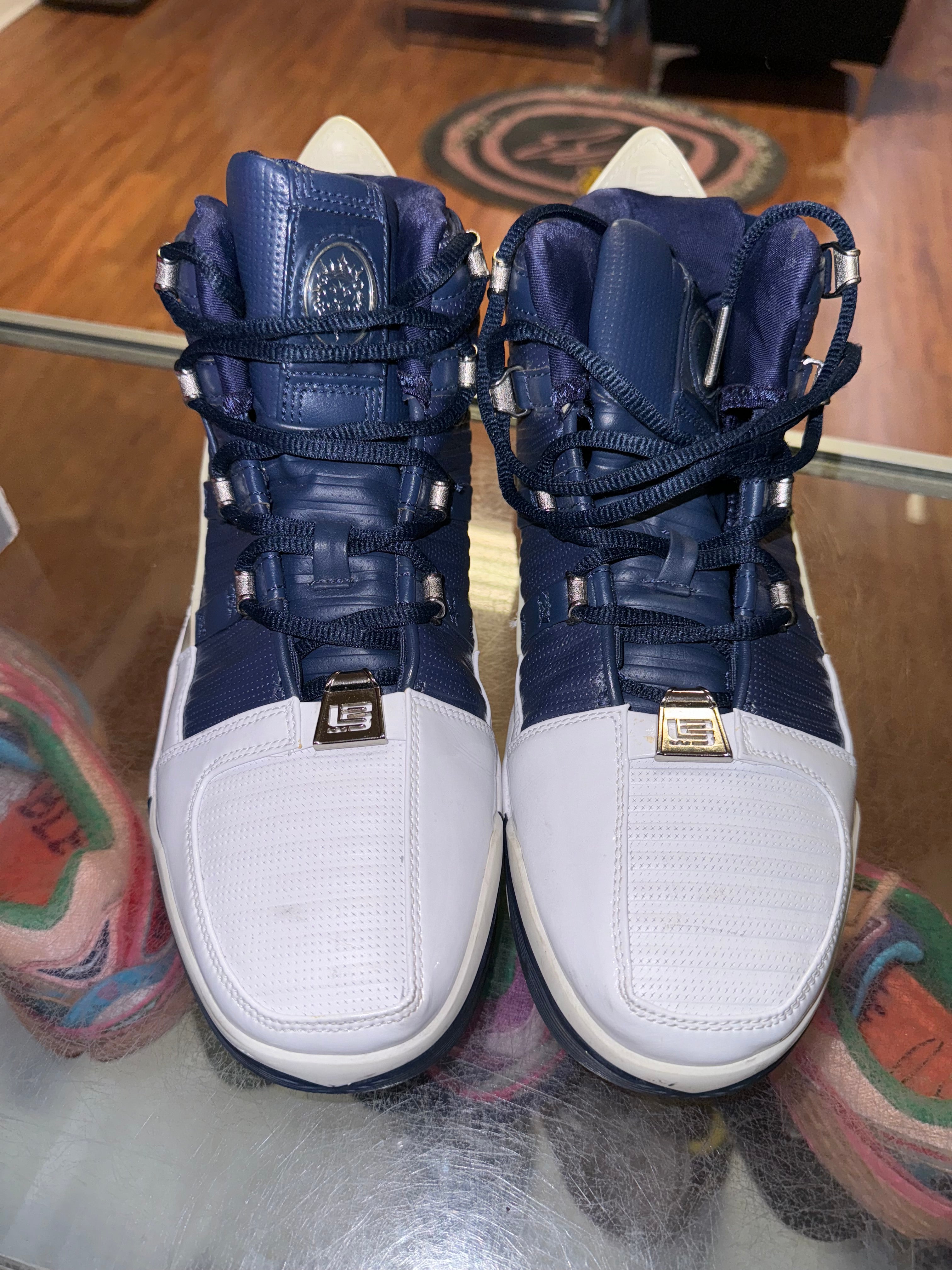 Size 11 Zoom Lebron 3 Midnight Navy 2006