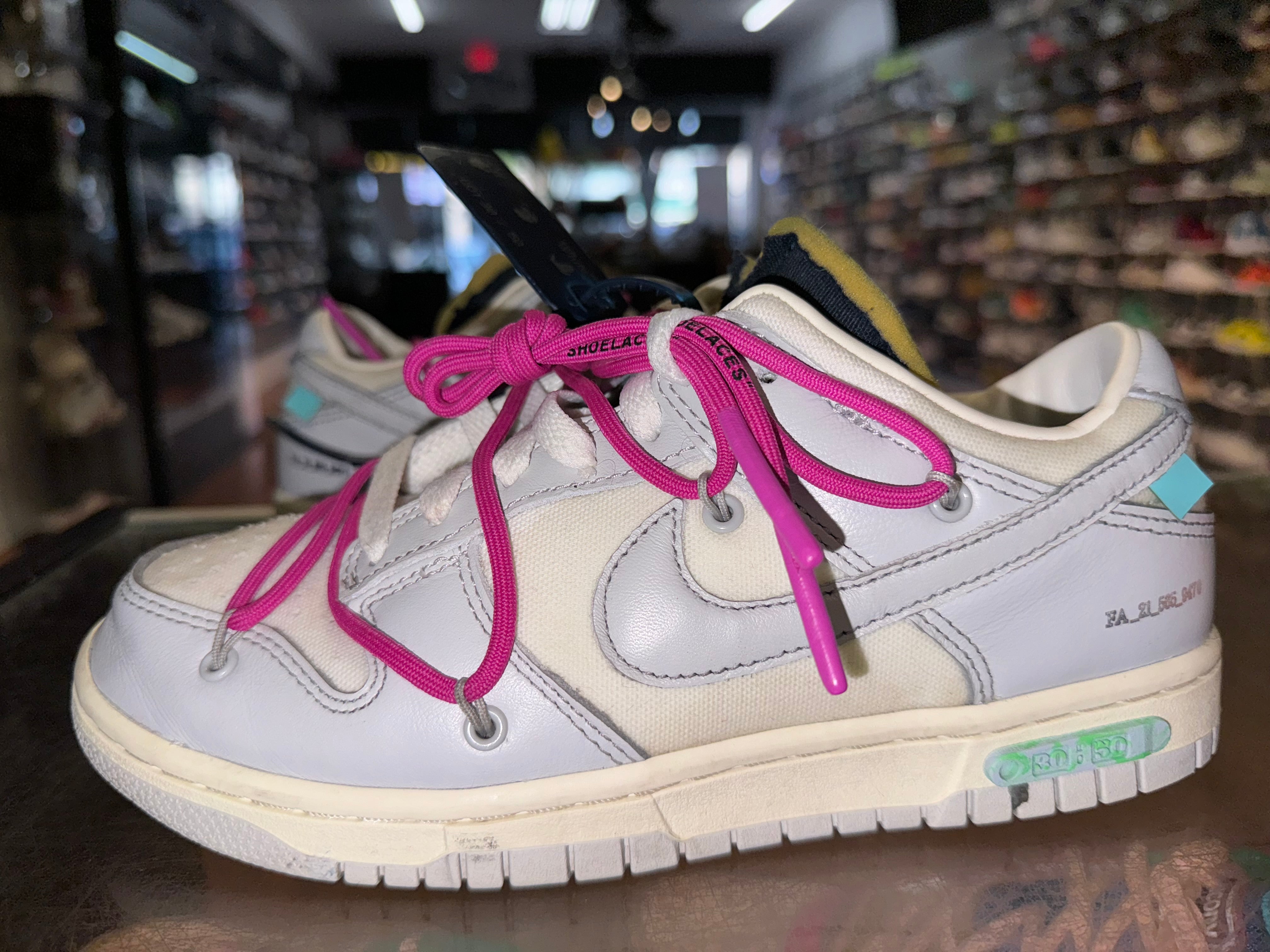 Size 5.5 Off White Dunk Low “Lot 30”