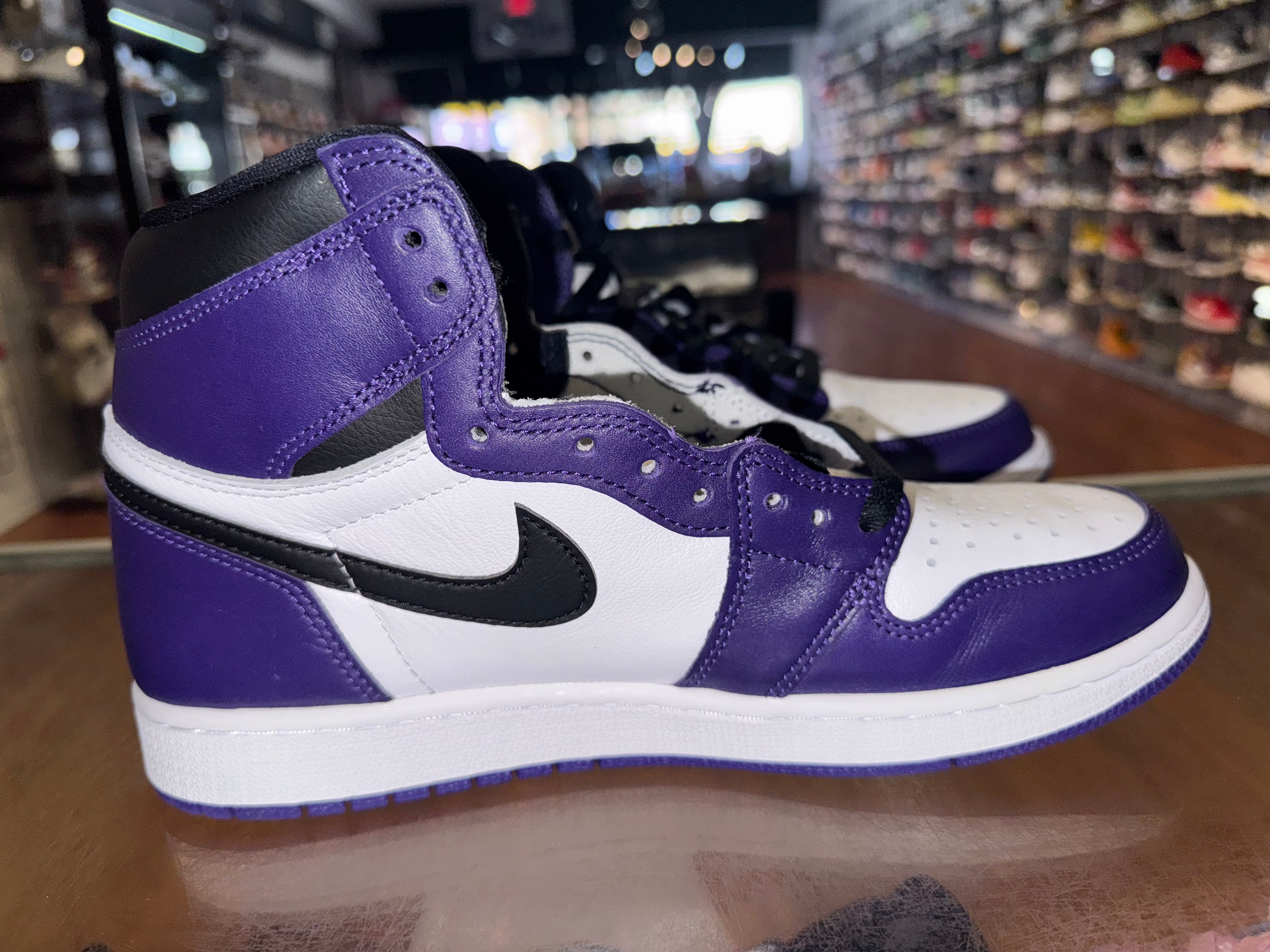 Size 9 Air Jordan 1 "Court Purple 2.0"