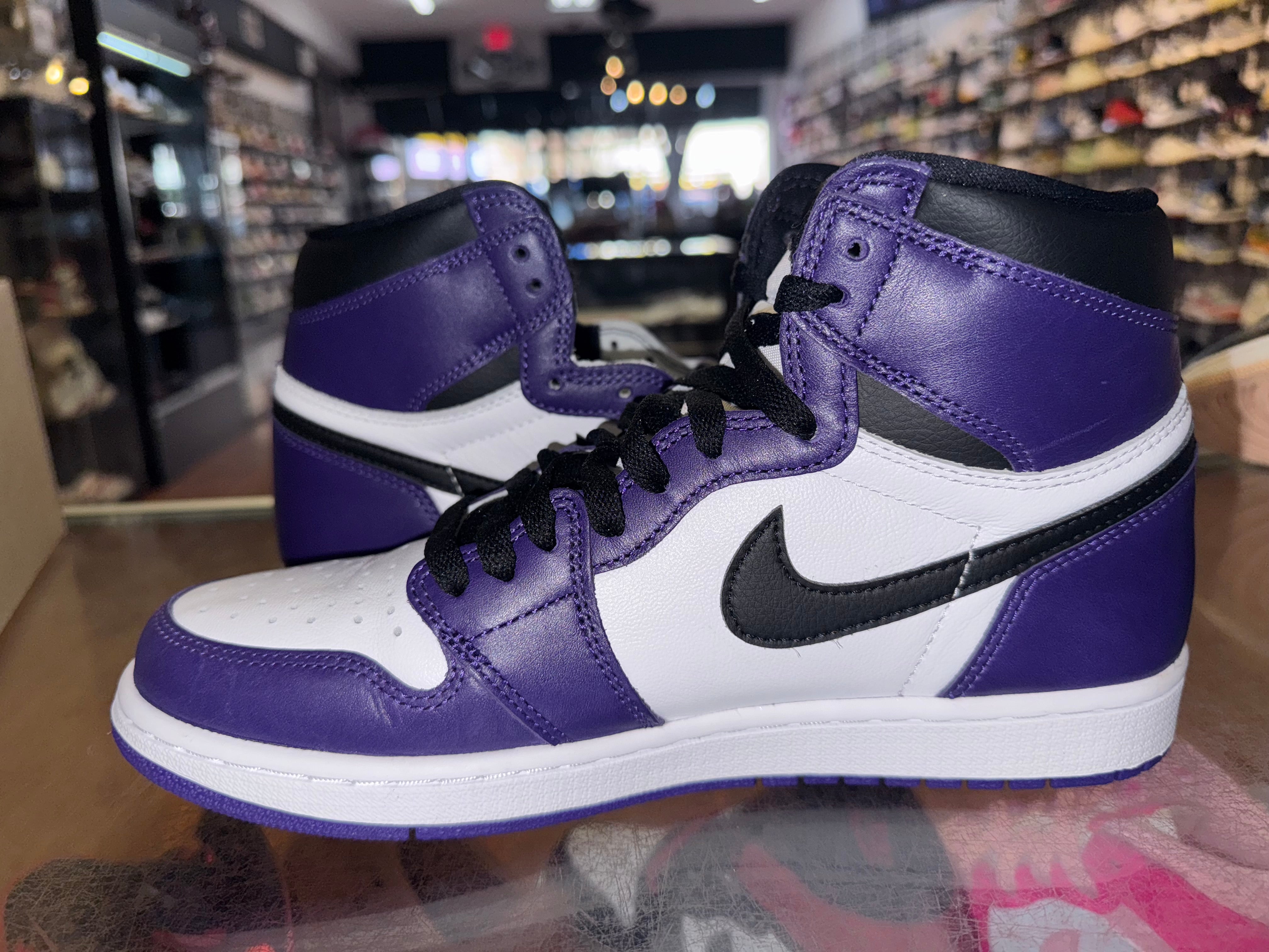 Size 9 Air Jordan 1 "Court Purple 2.0"