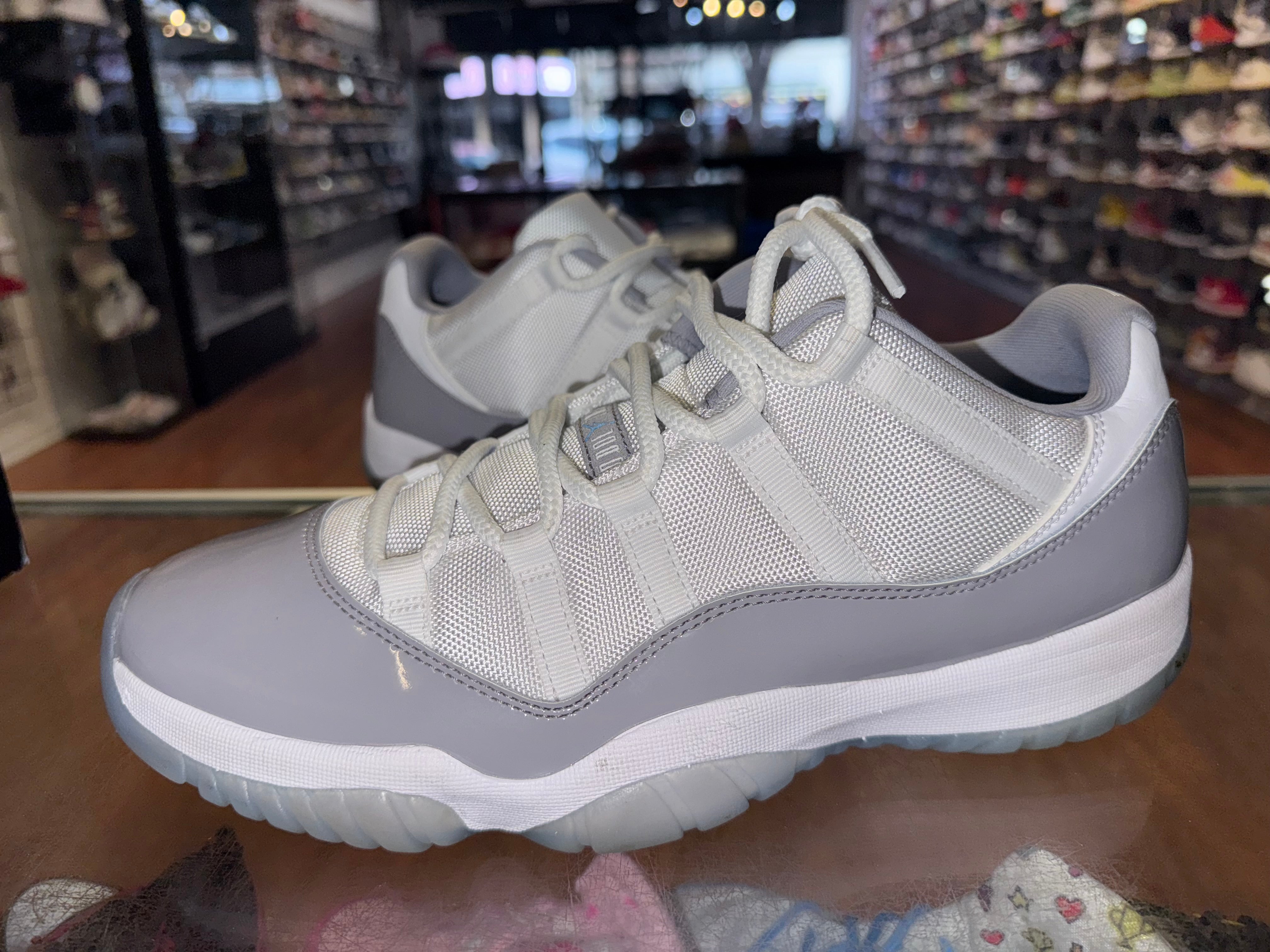 Size 12 Air Jordan 11 Low "Cement Grey"