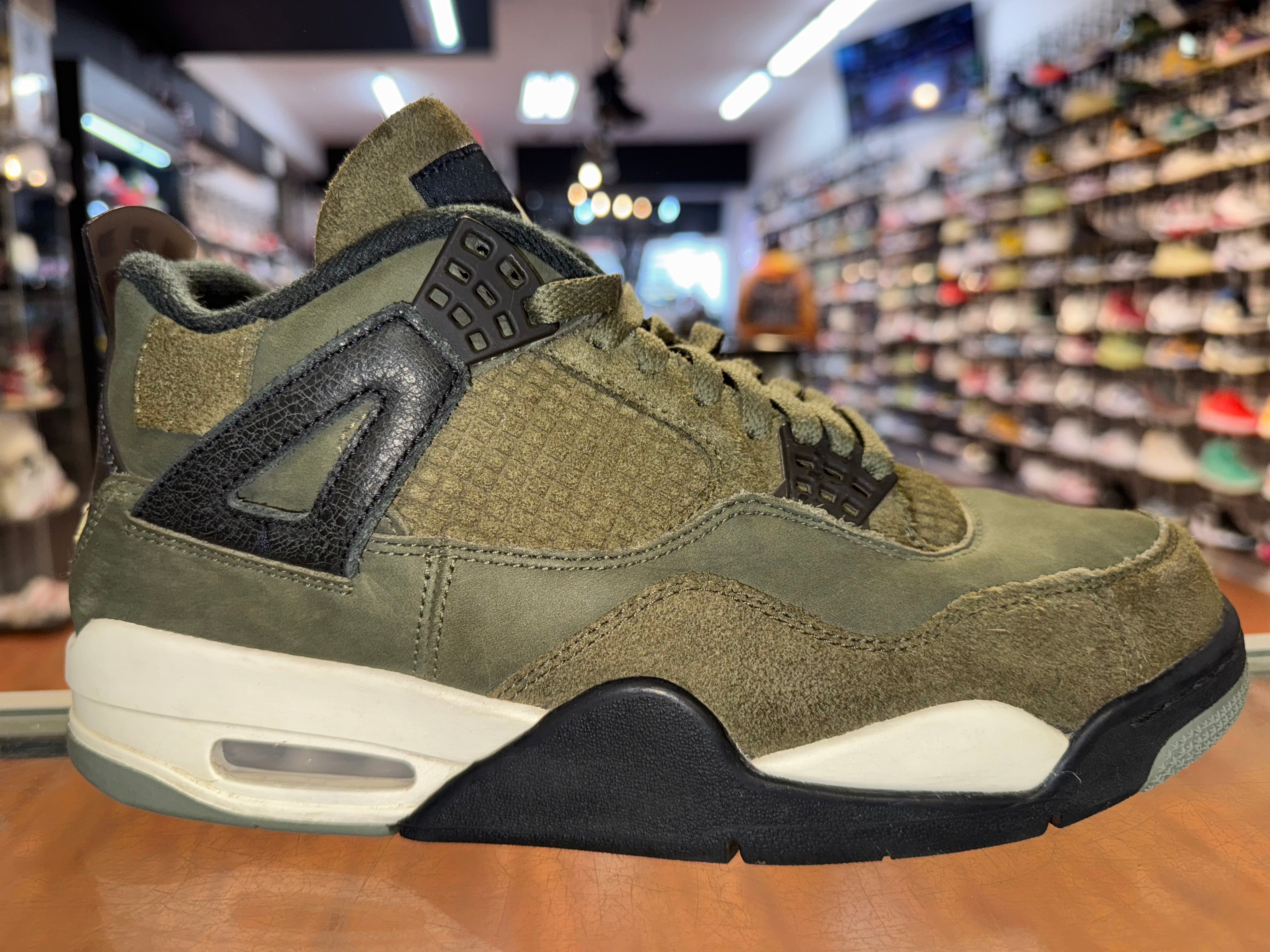 Size 9 Air Jordan 4 “Craft Olive”