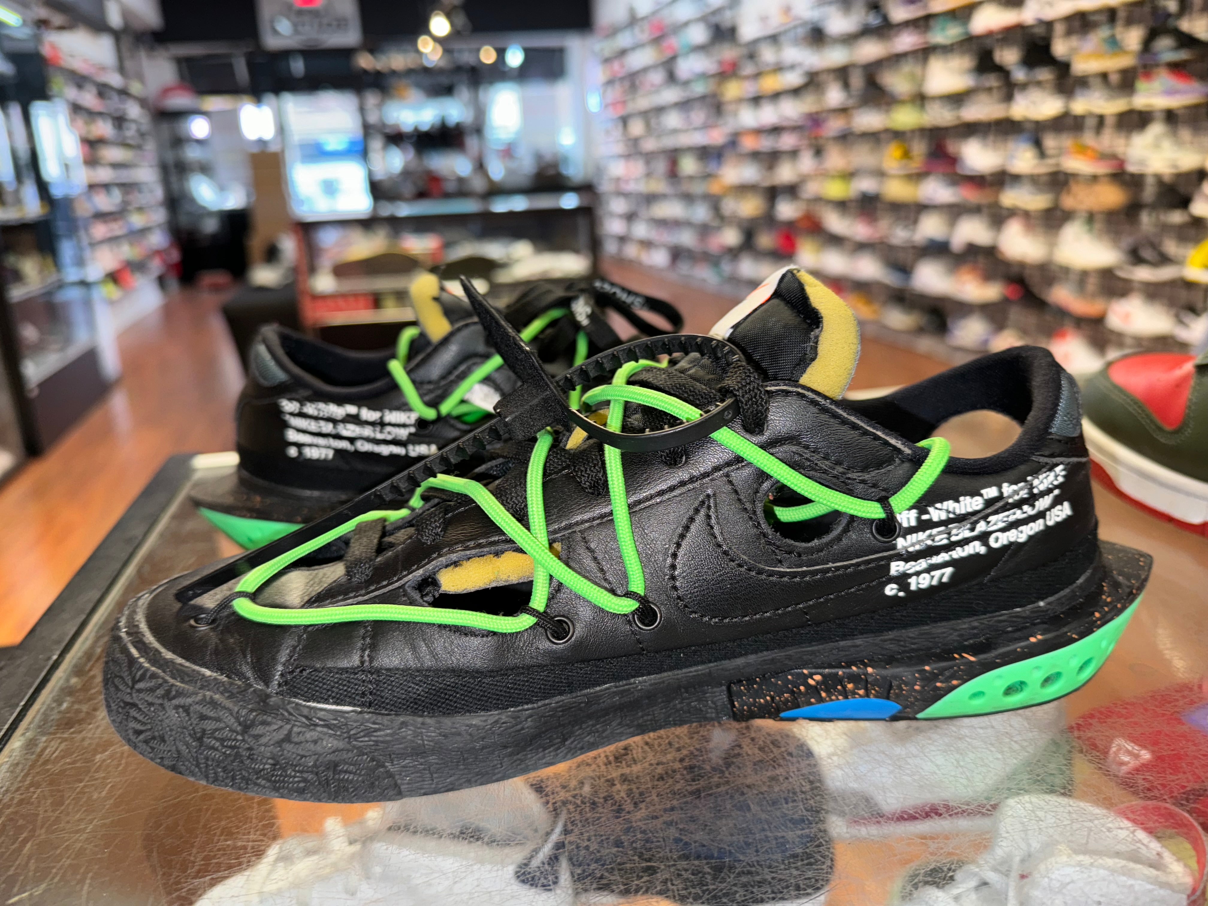 Size 8 Off White Blazer Low “Electric Green”