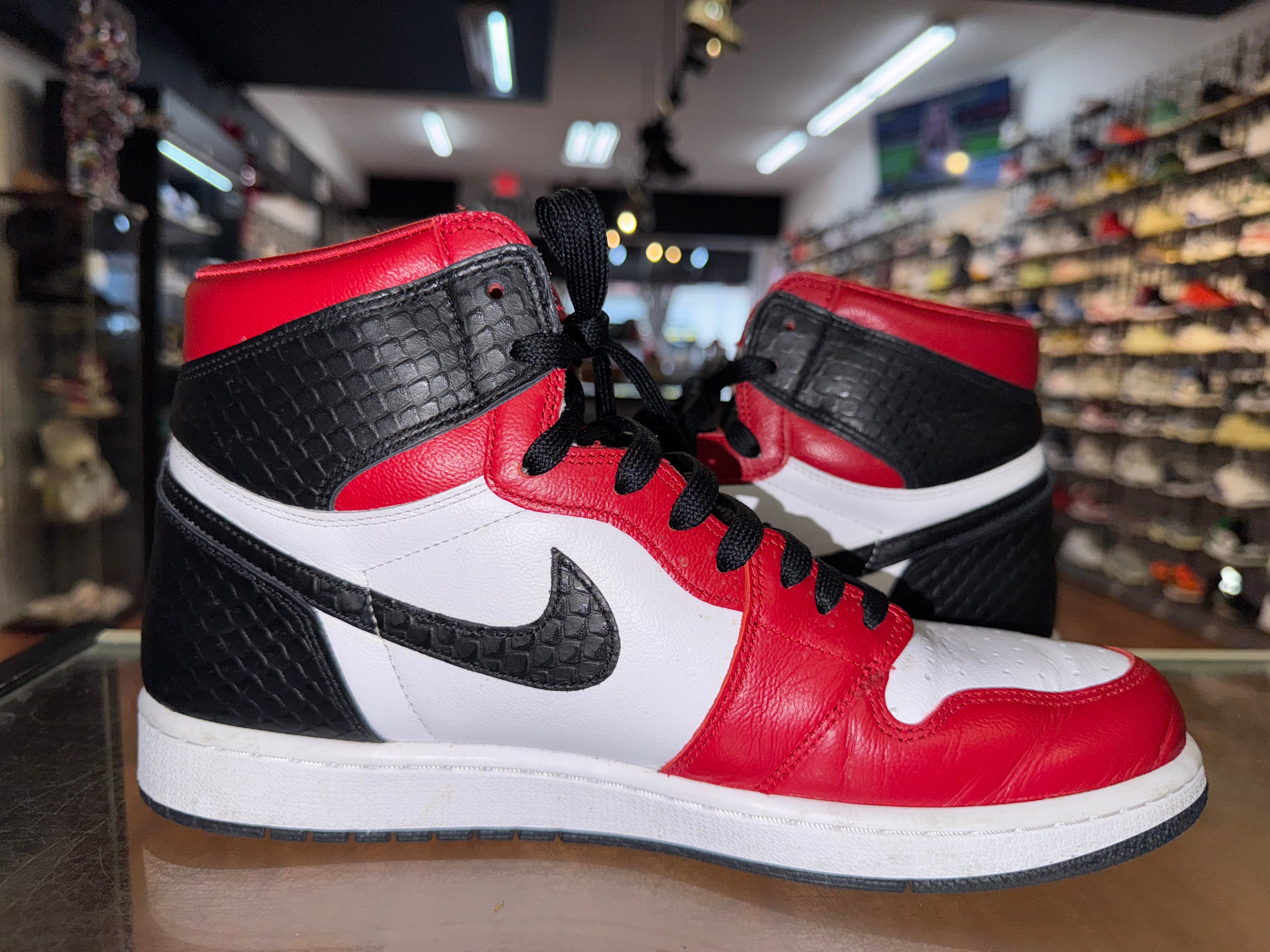 Size 10 (11.5W) Air Jordan 1 "Satin Snake Chicago"