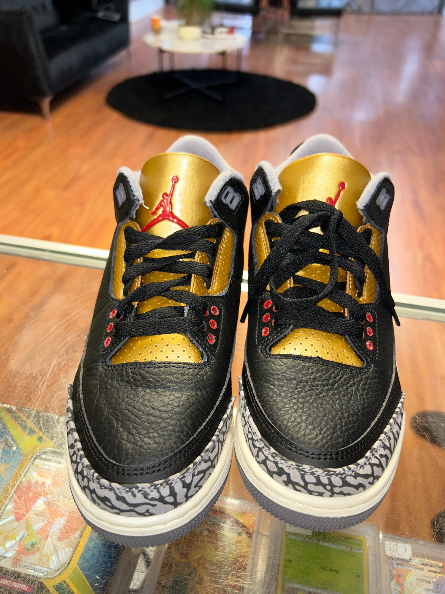 Size 6 (7.5W) Air Jordan 3 “Gold Cement”