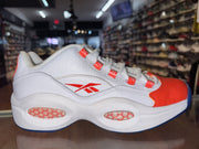 Size 8 Reebok Question Low "Patent Toe Orange" Brand New