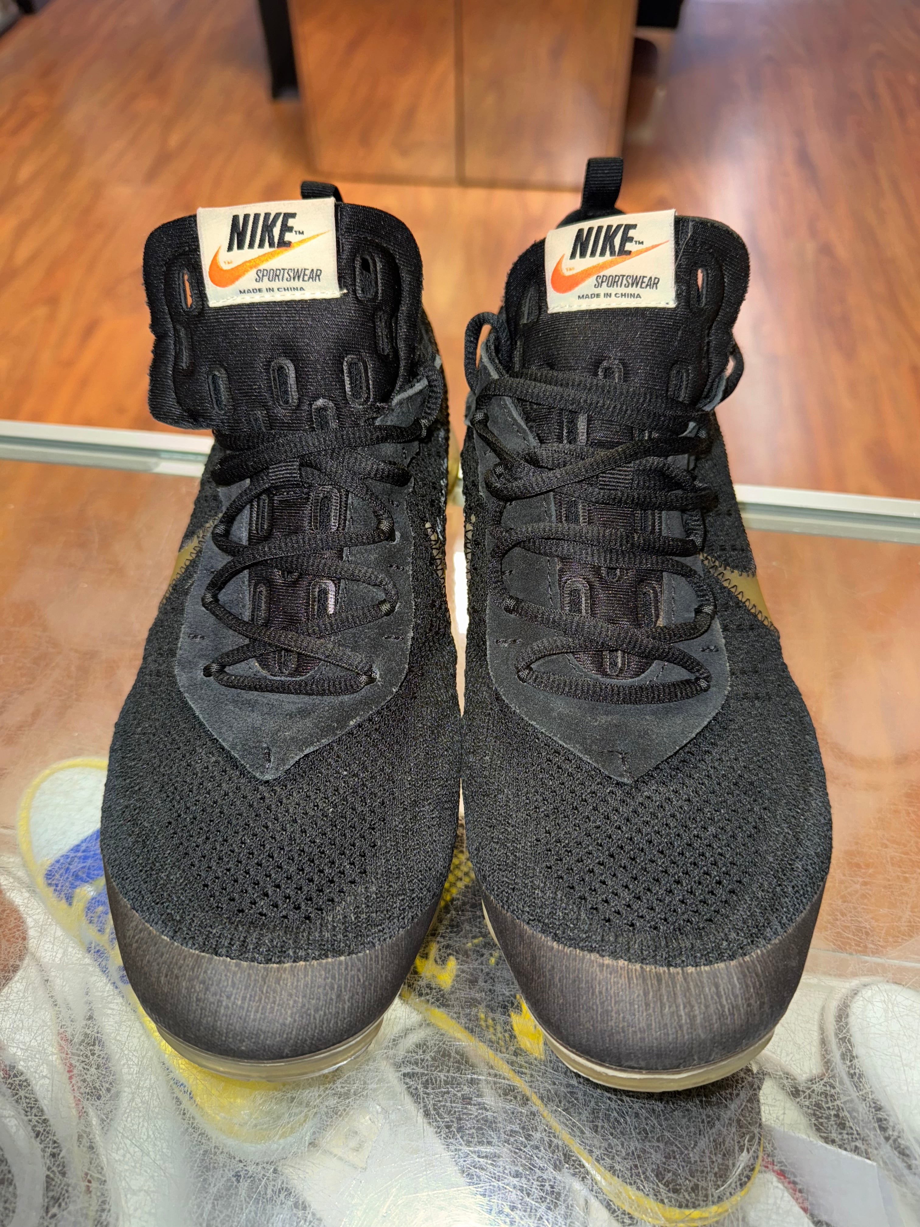 Size 13 Off-White VaporMax “Black”