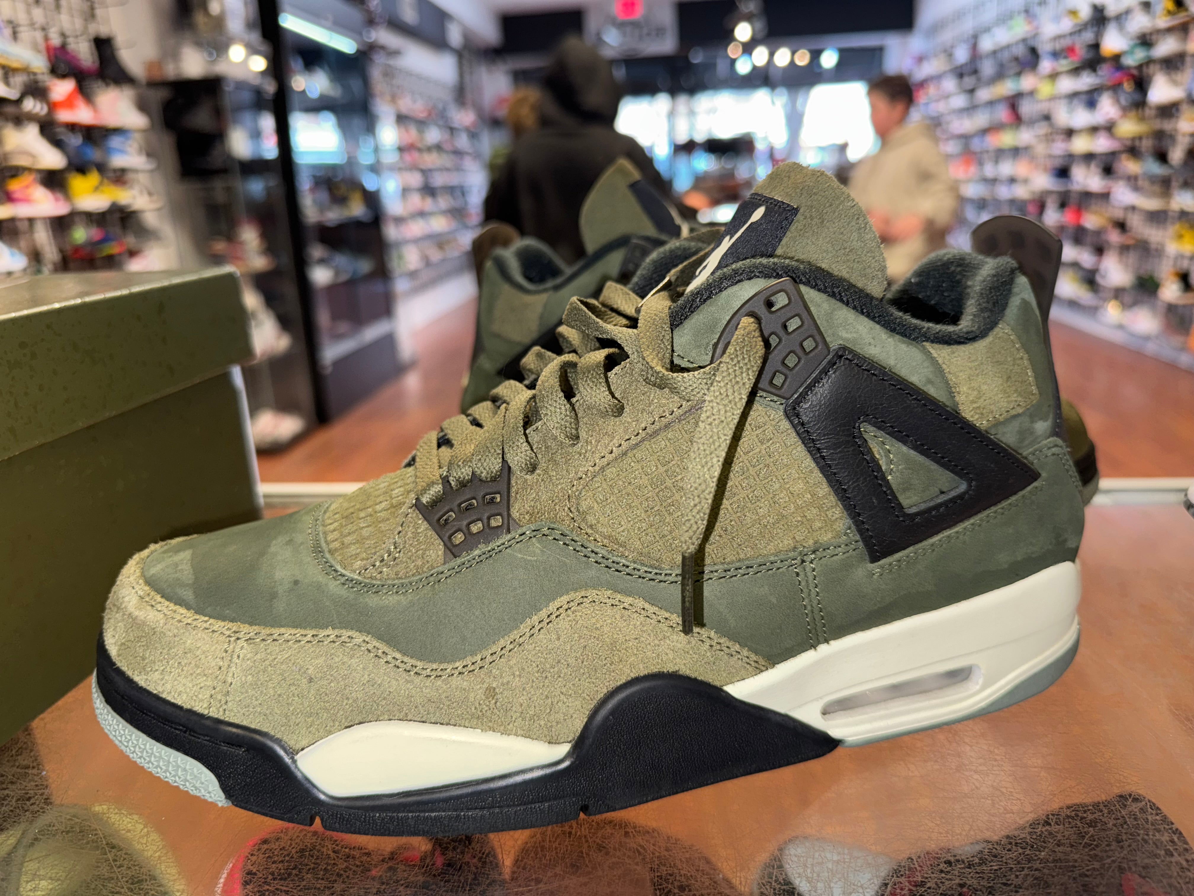 Size 12 Air Jordan 4 "Craft Olive" Worn 1x