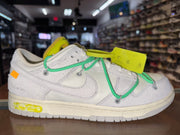 Size 9 Dunk Low Off White “Lot 14”