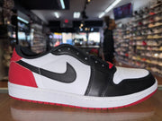 Size 11.5 Air Jordan 1 Low “Black Toe” Brand New