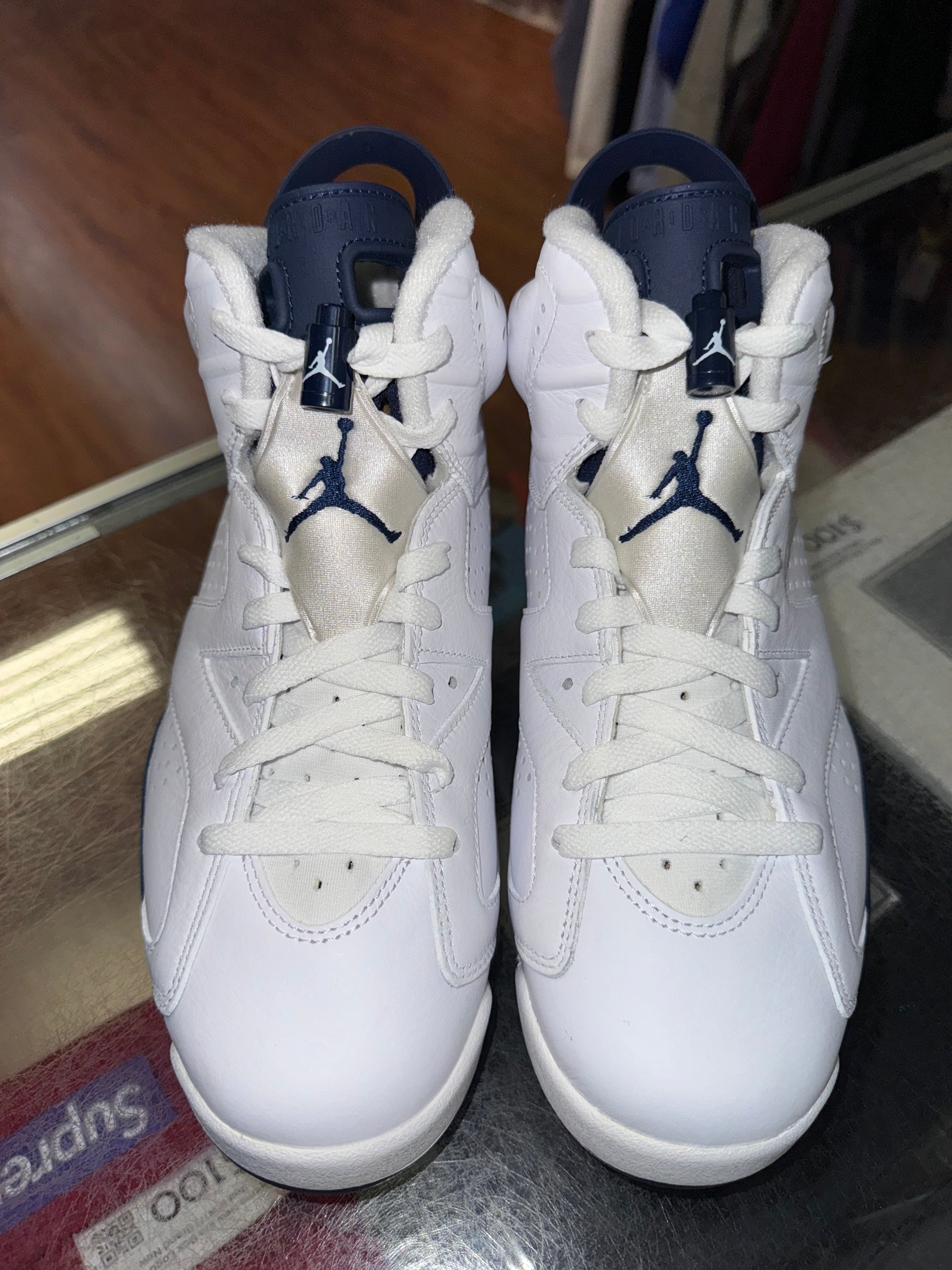 Size 8.5 Air Jordan 6 "Midnight Navy" Brand New