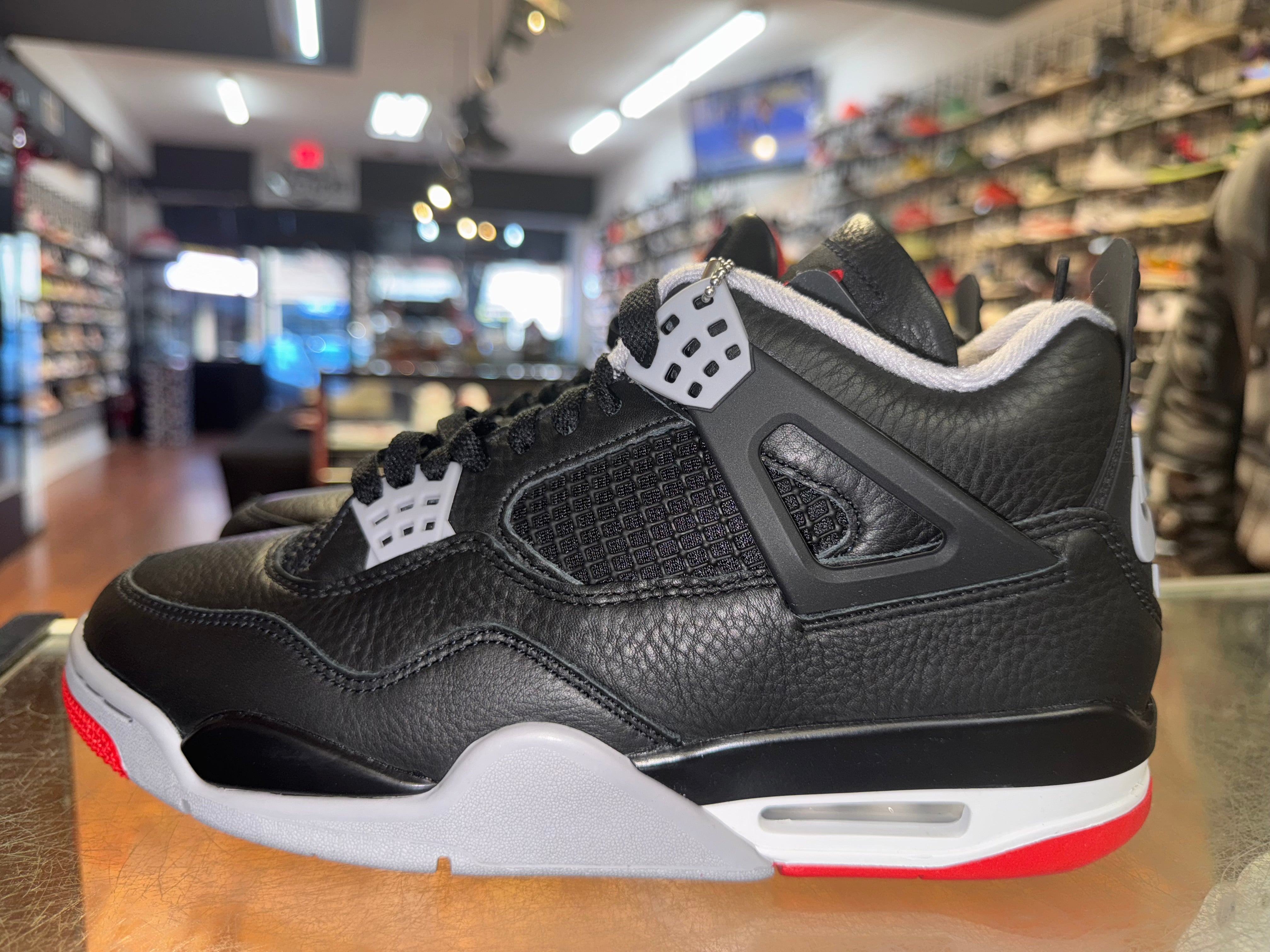 Size 9.5 Air Jordan 4 "Bred Reimagined"