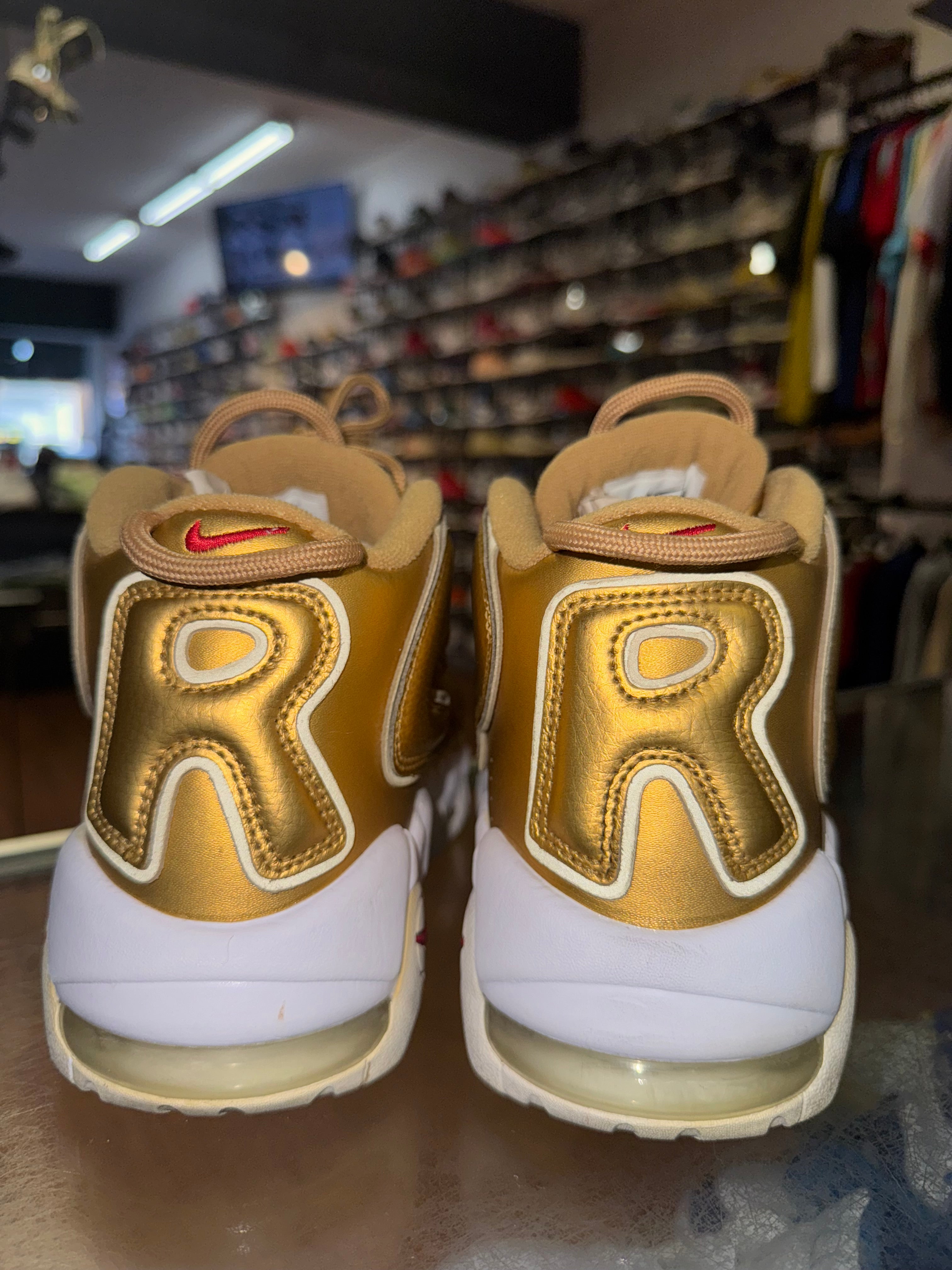 Size 9 Air More Uptempo Supreme Suptempo "Gold"