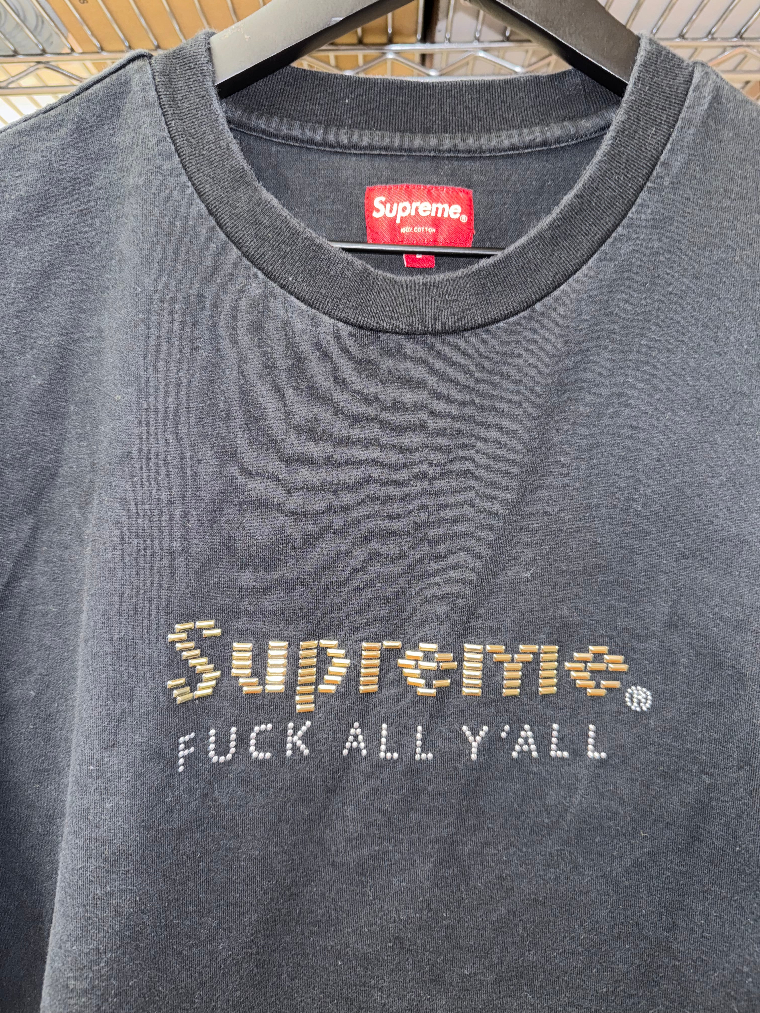 Large Supreme F*ck All Y’all T Shirt “Black”