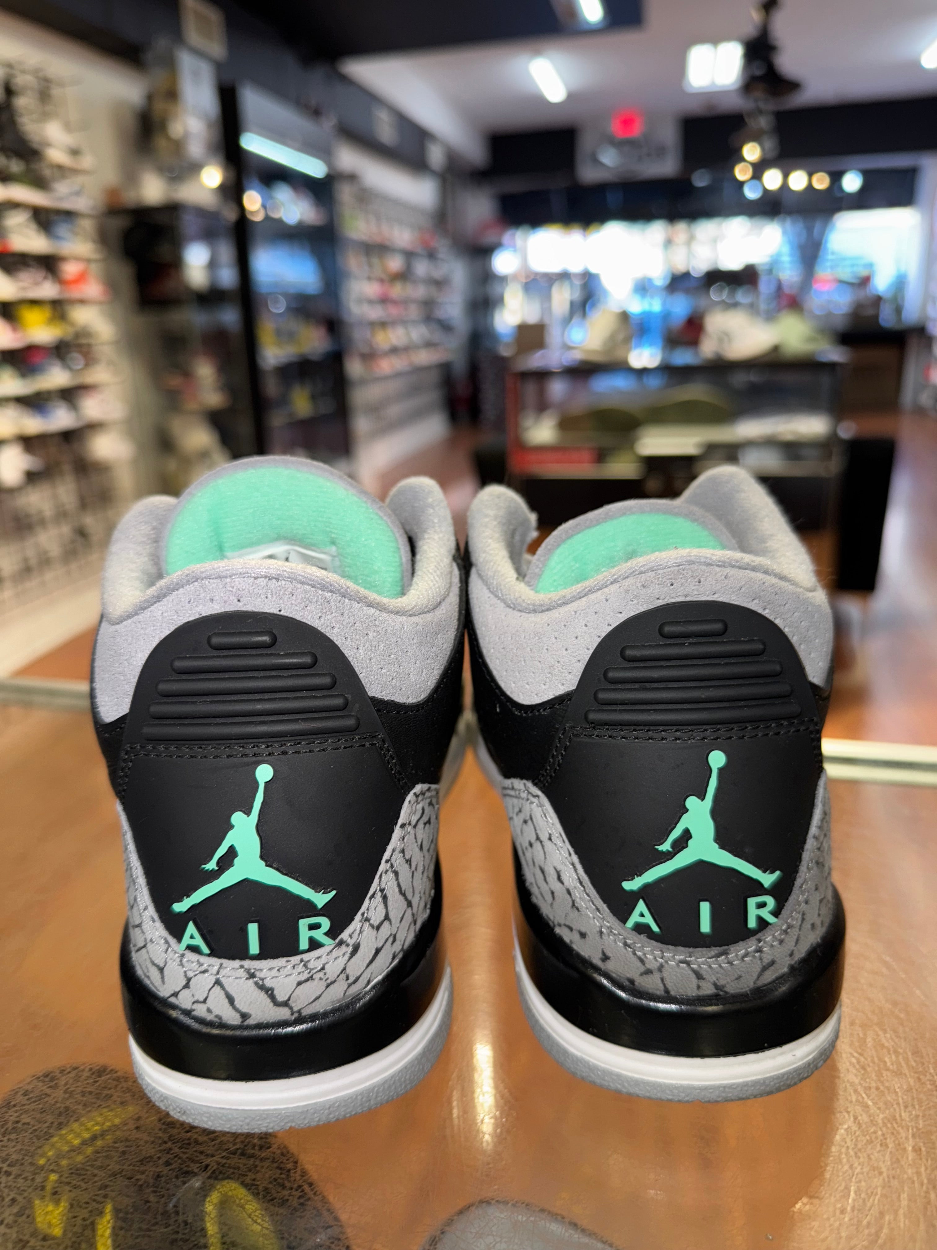 Size 6y Air Jordan 3 "Green Glow"