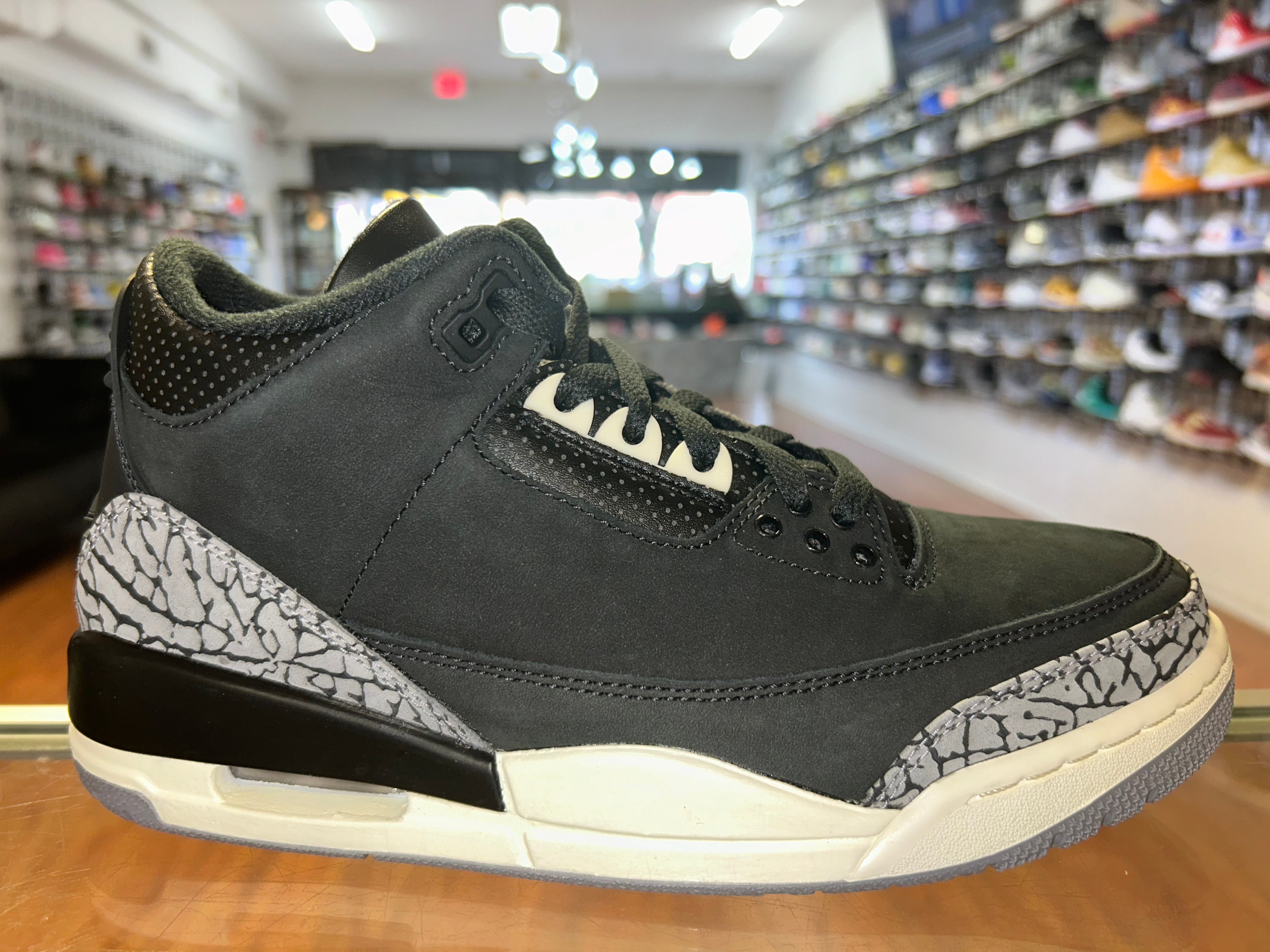 Size 4.5 (6W) Air Jordan 3 “Off Noir” Brand New