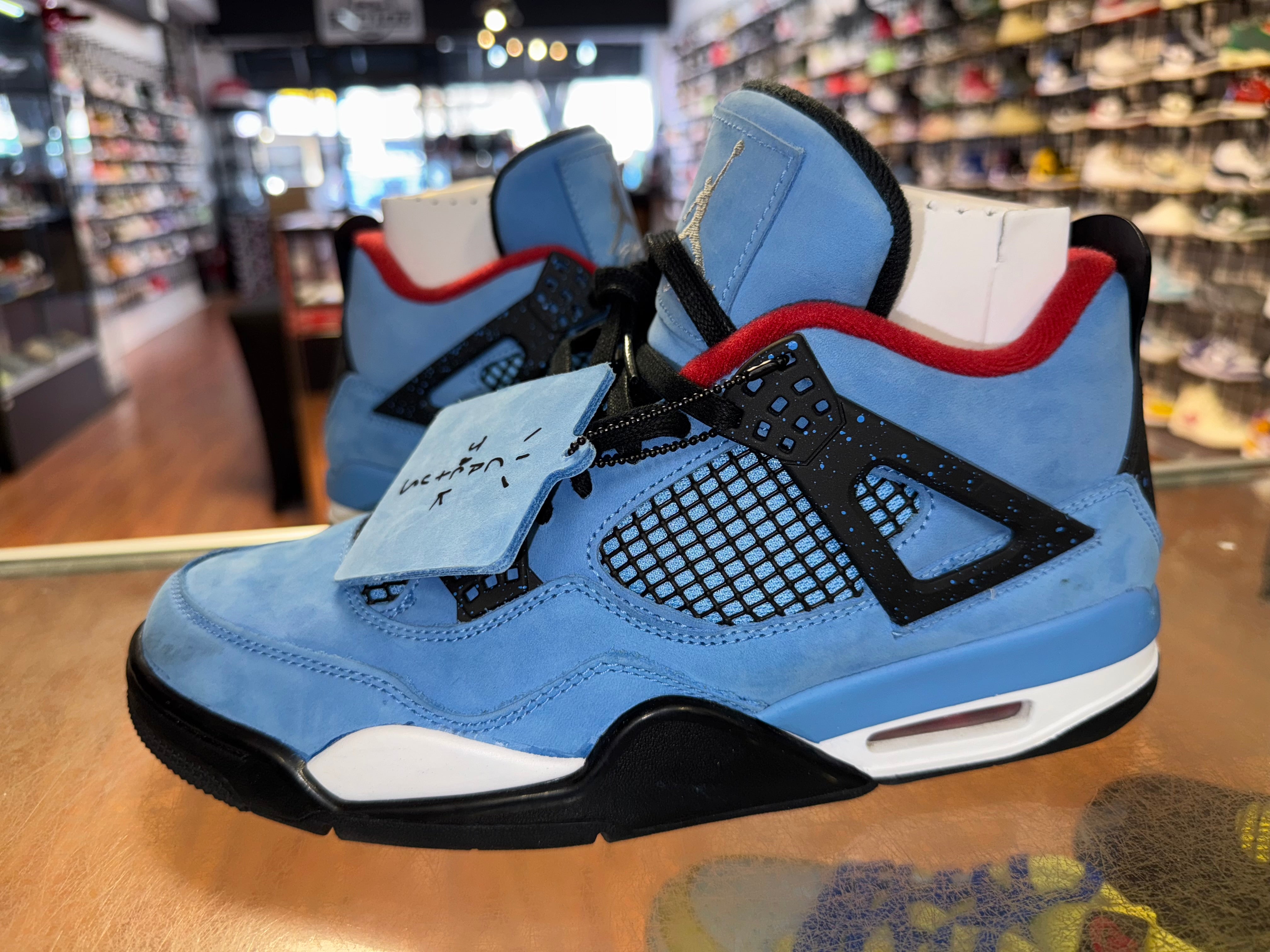 Size 9.5 Air Jordan 4 Travis Scott "Cactus Jack"