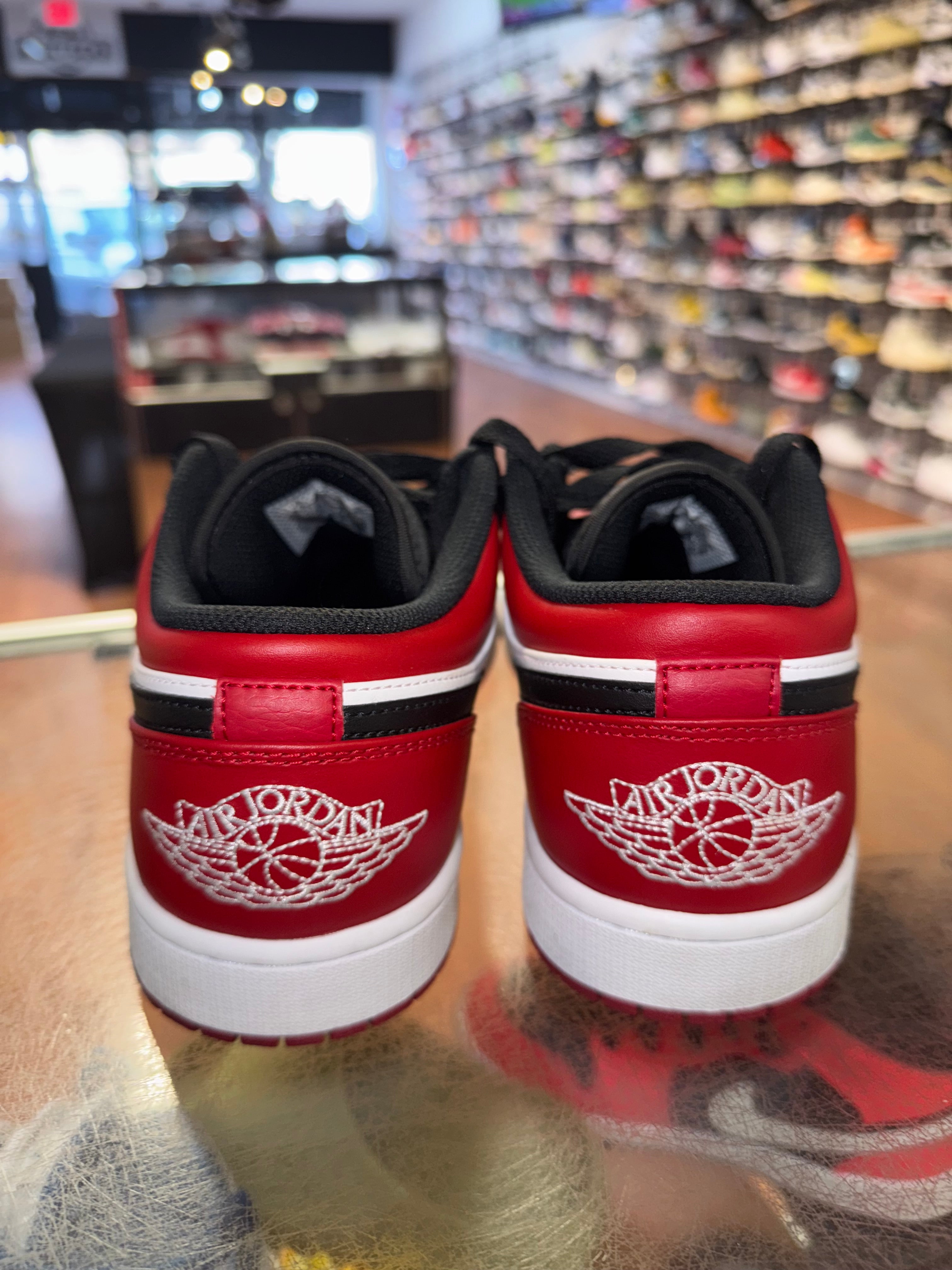 Size 9.5 Air Jordan 1 Low "Bred Toe"