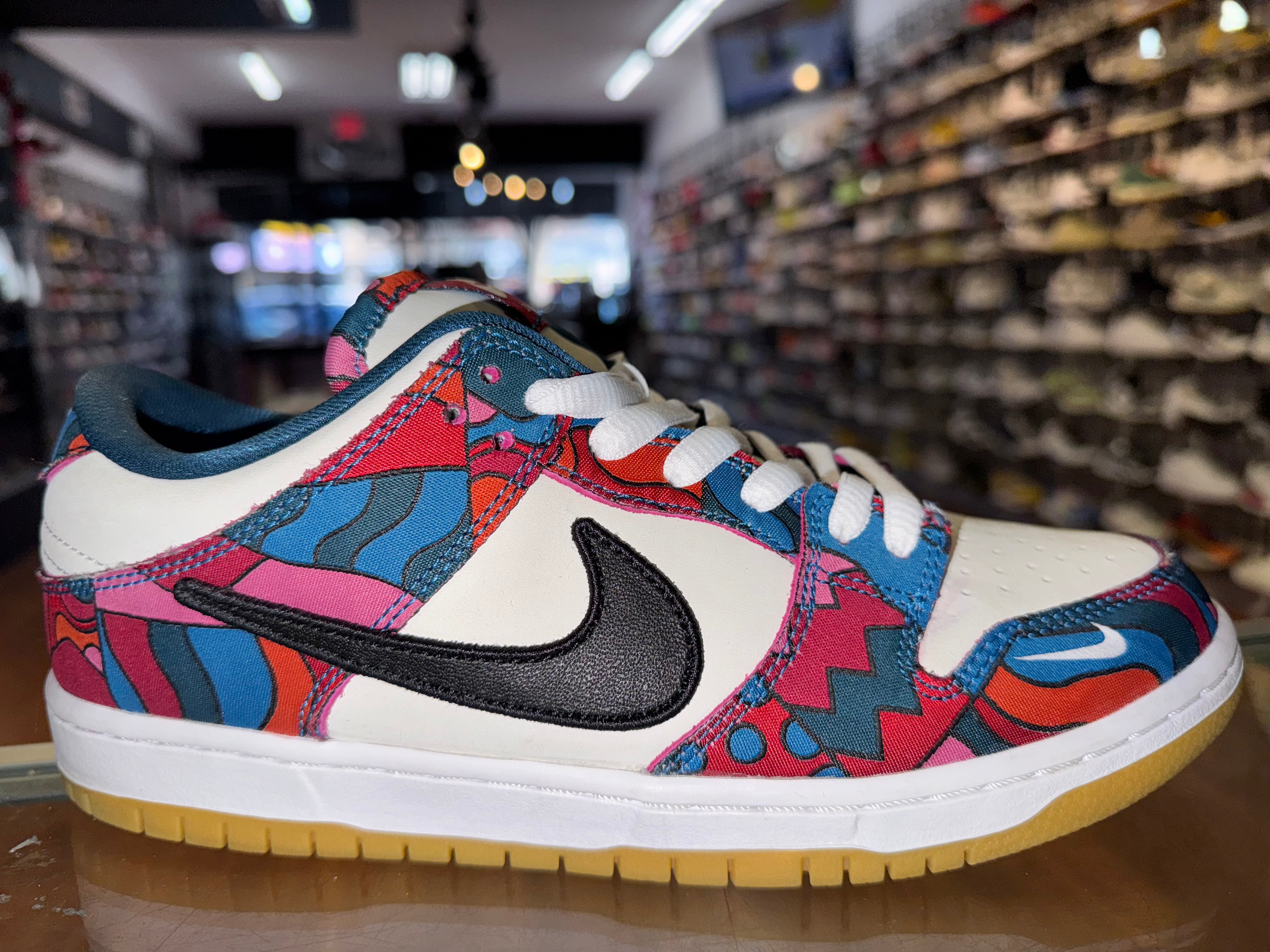 Size 8 Dunk Low SB Parra “Abstract Art”