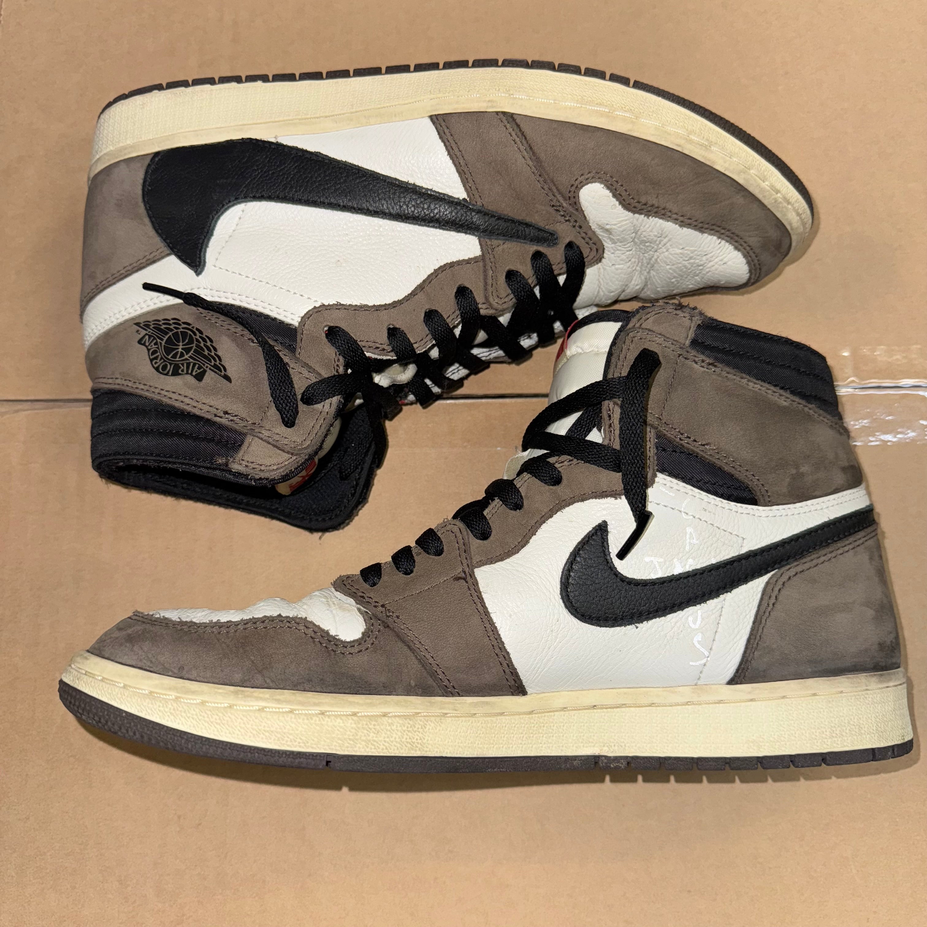 Size 12 Air Jordan 1 Travis Scott "Mocha" - NB