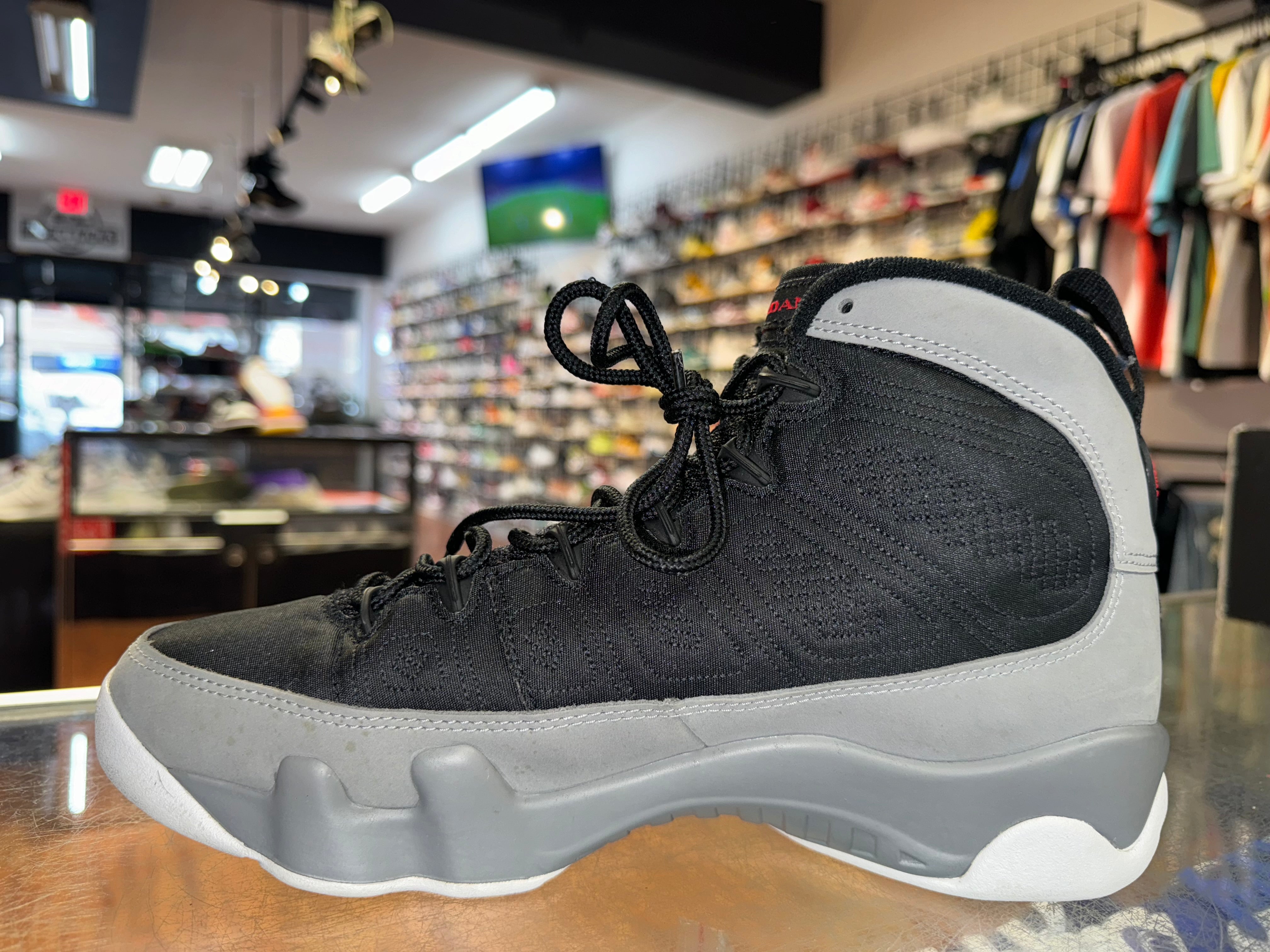 Size 9.5 Air Jordan 9 "Particle Grey"