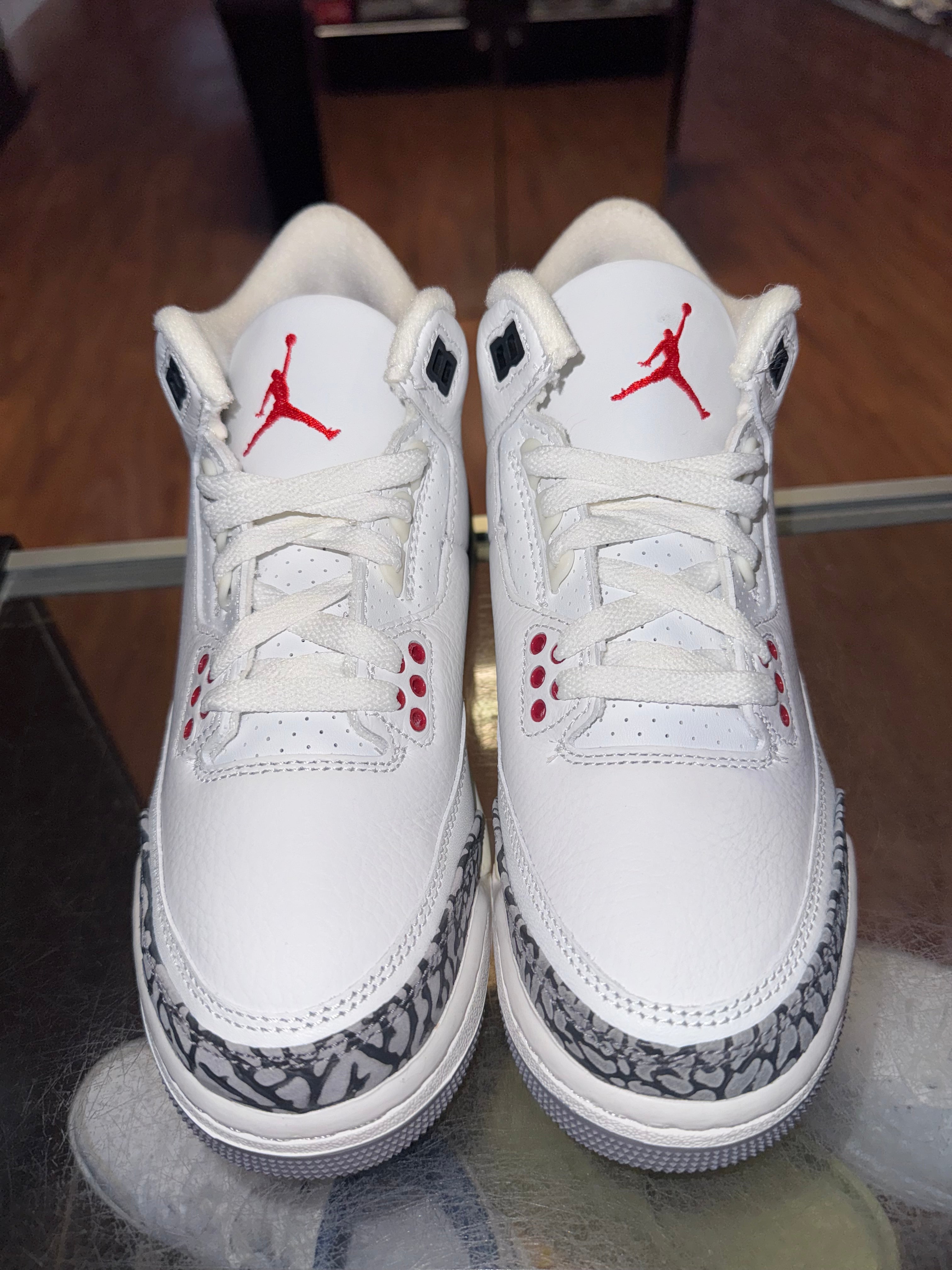 Size 5y Air Jordan 3 Reimagined “White Cement” Brand New