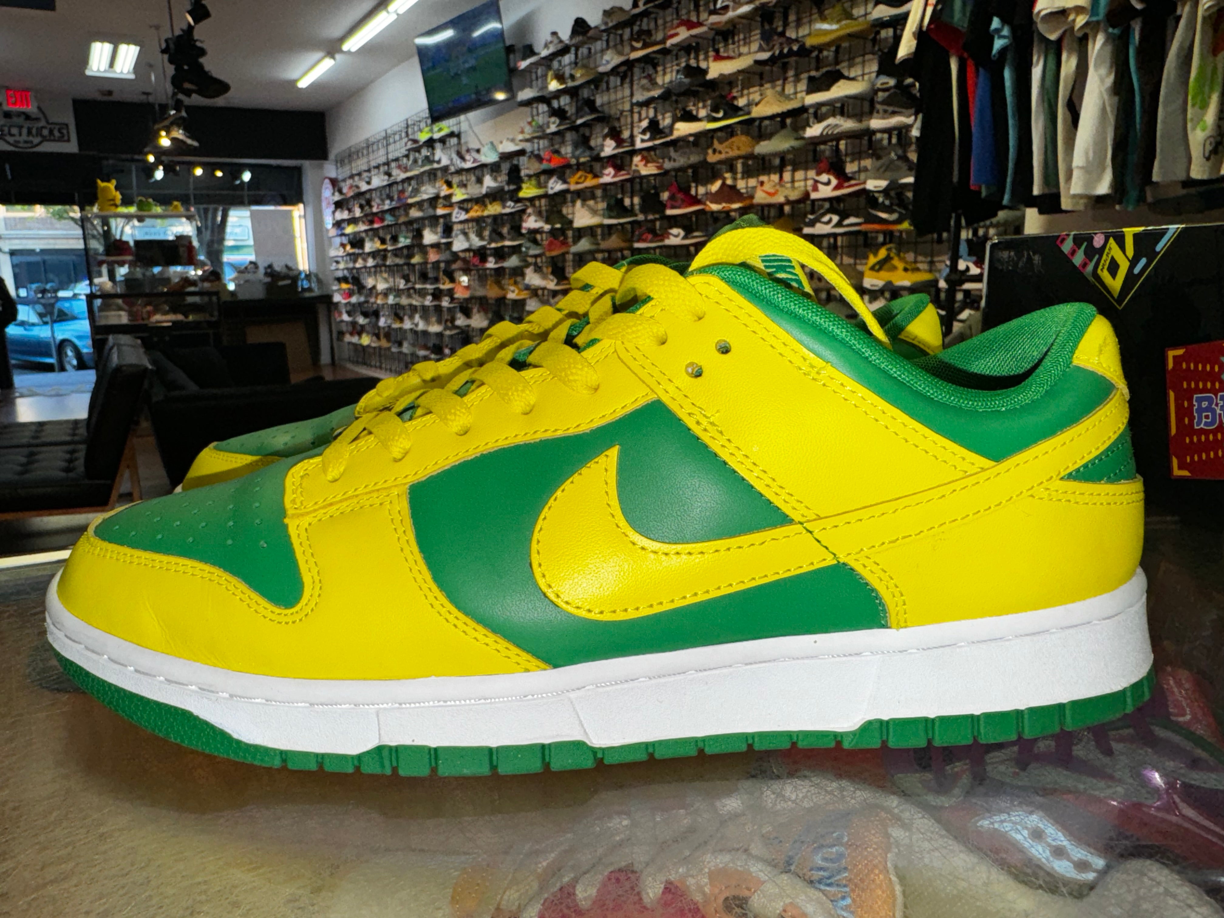 Size 12 Dunk Low "Reverse Brazil"