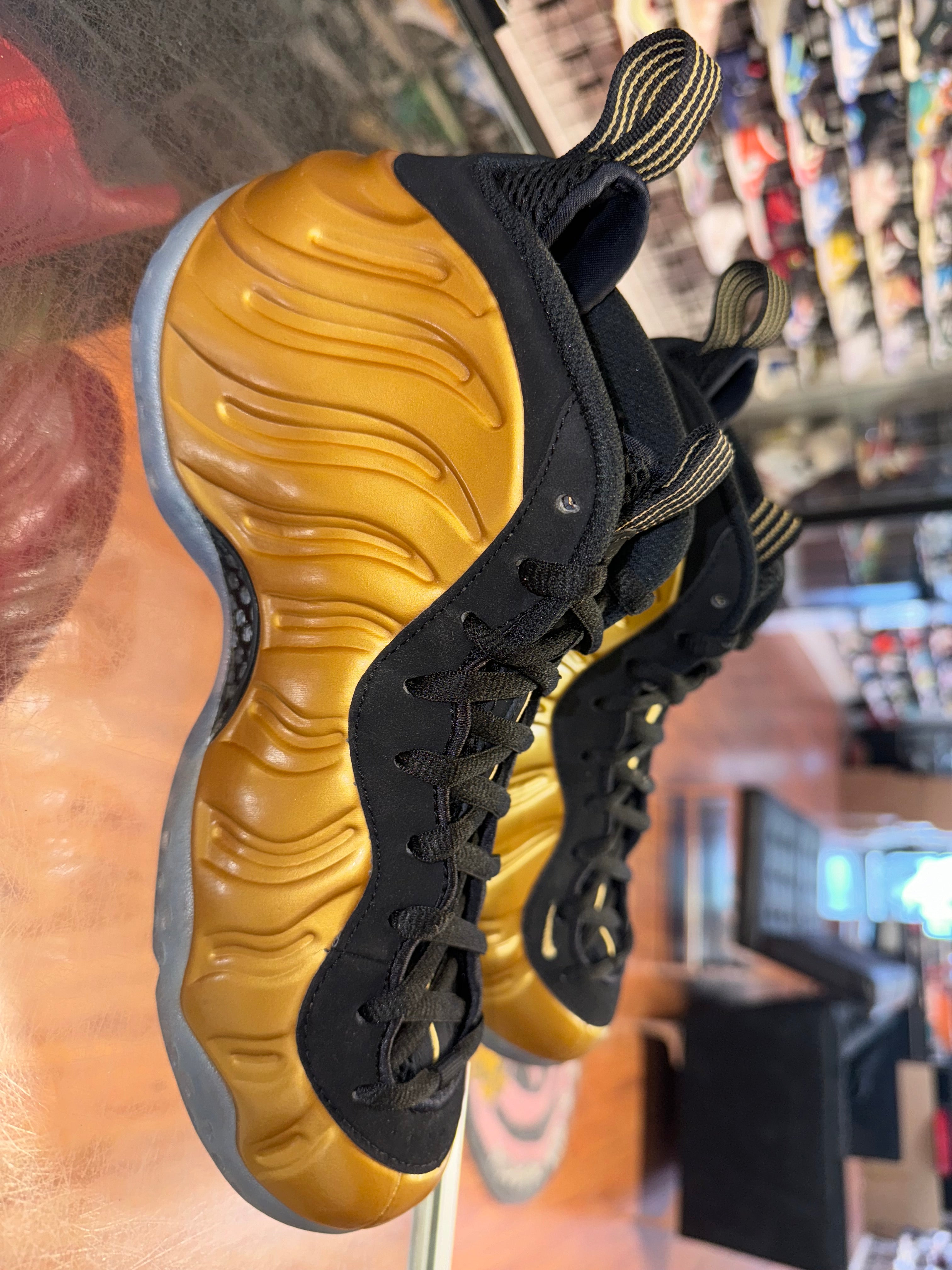 Size 8 Air Foamposite One “Metallic Gold”