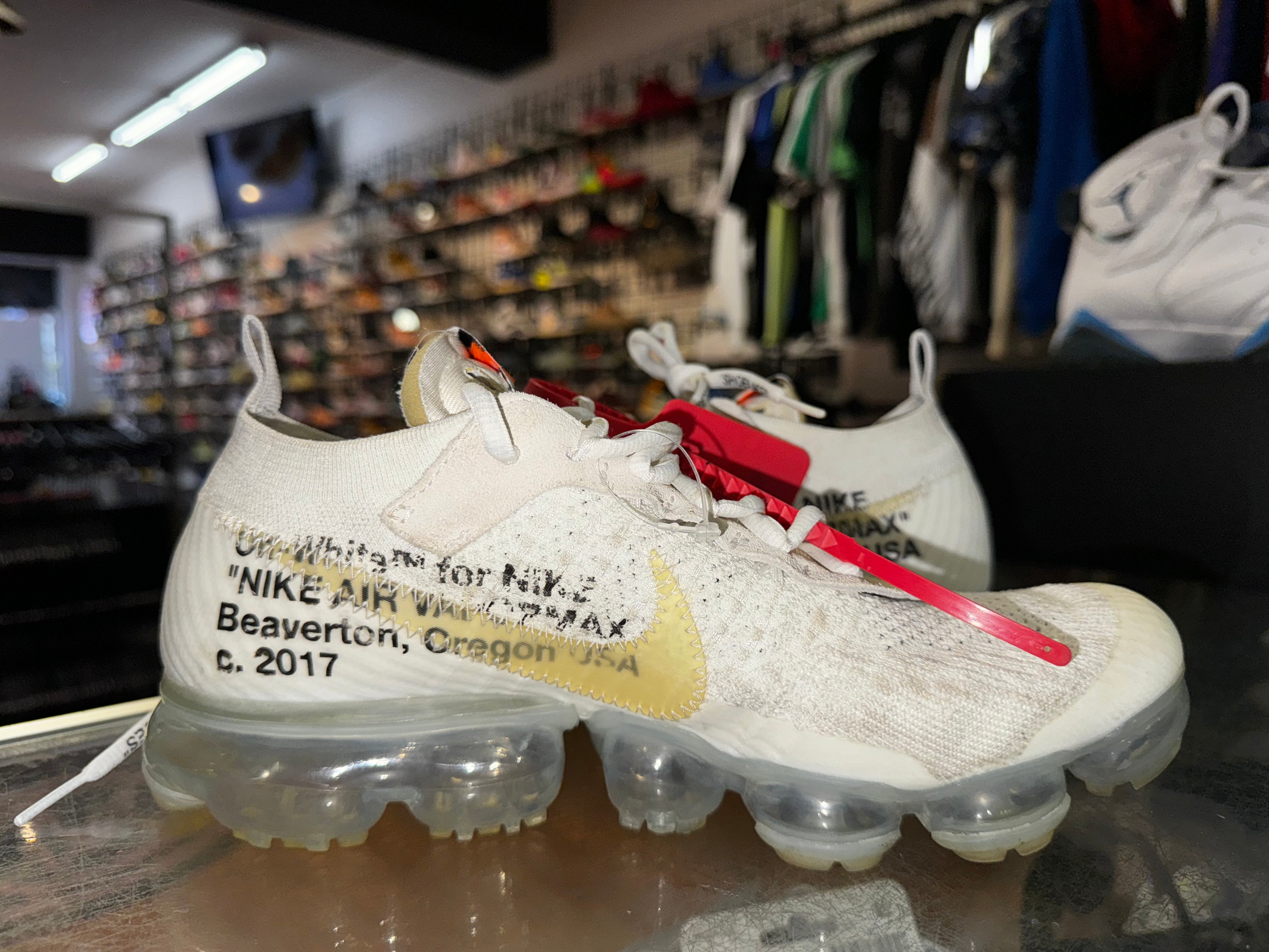 Size 8.5 Air Vapormax Off White "White"