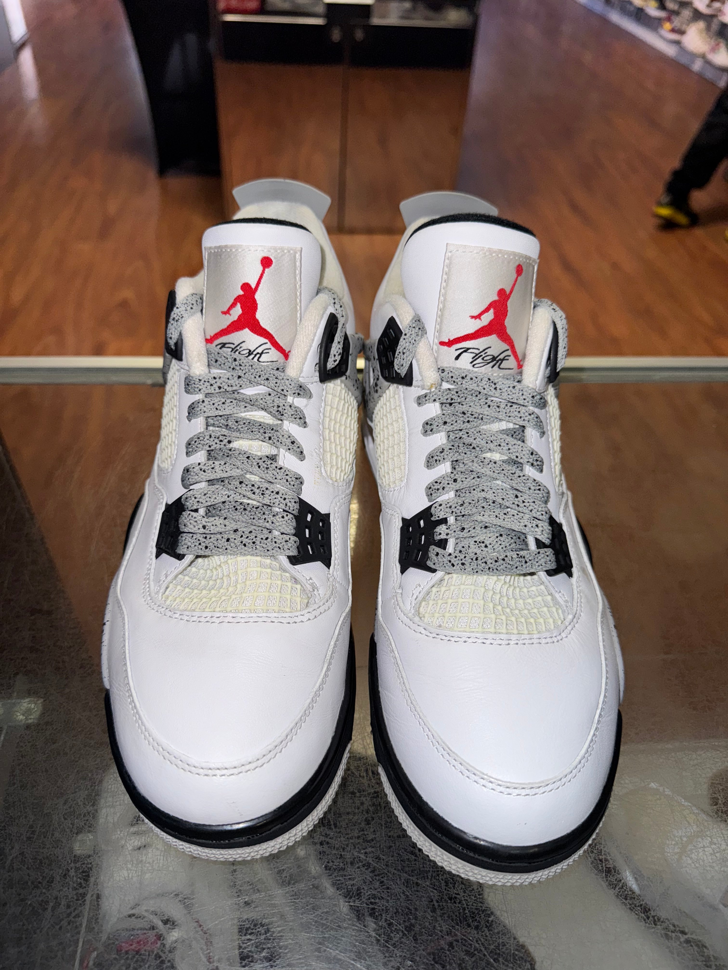 Size 9.5 Air Jordan 4 "White Cement"