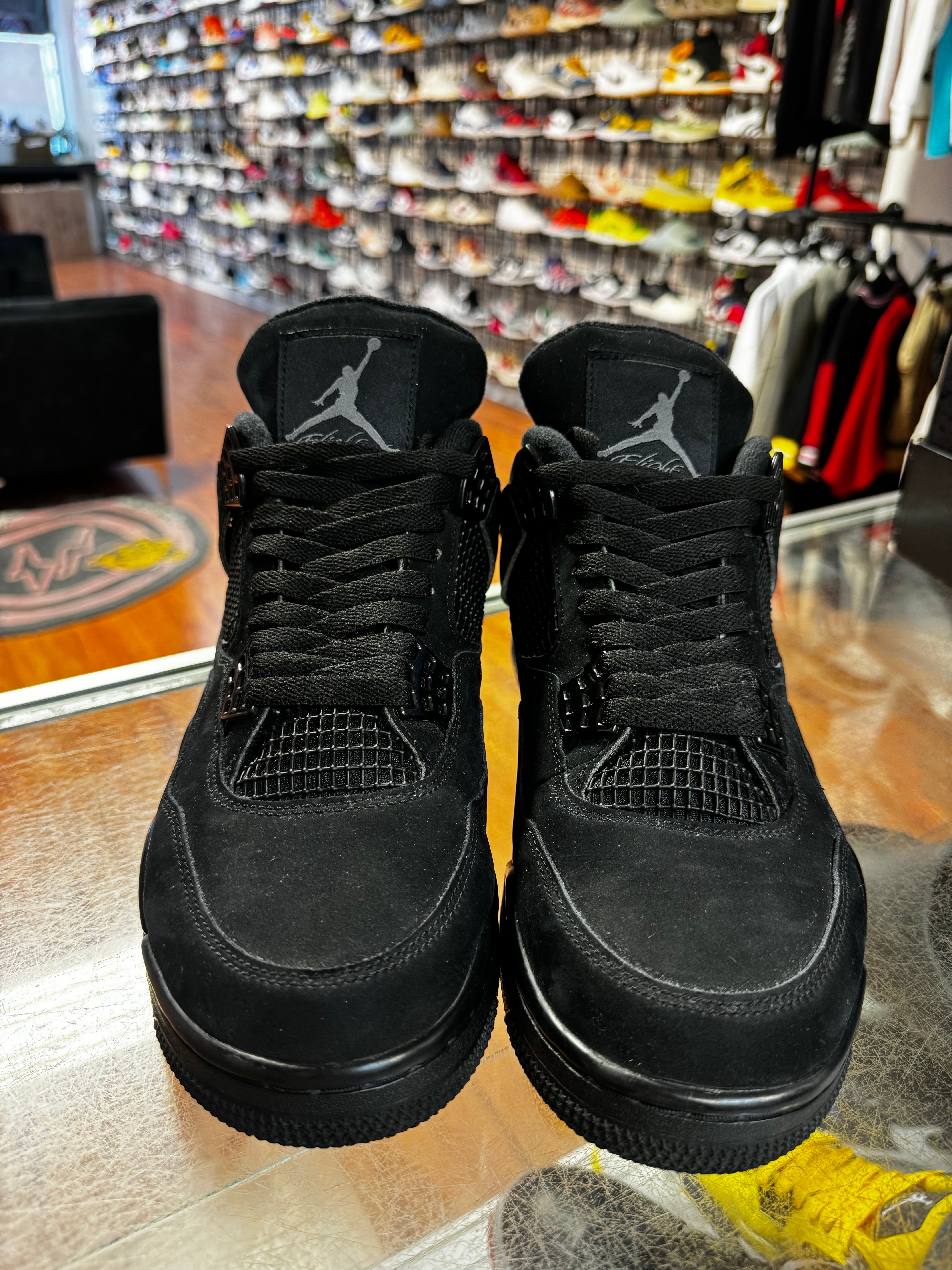 Size 10.5 Air Jordan 4 "Black Cat"