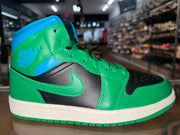 Size 5.5 (7W) Air Jordan 1 Mid “Lucky Green” Brand New