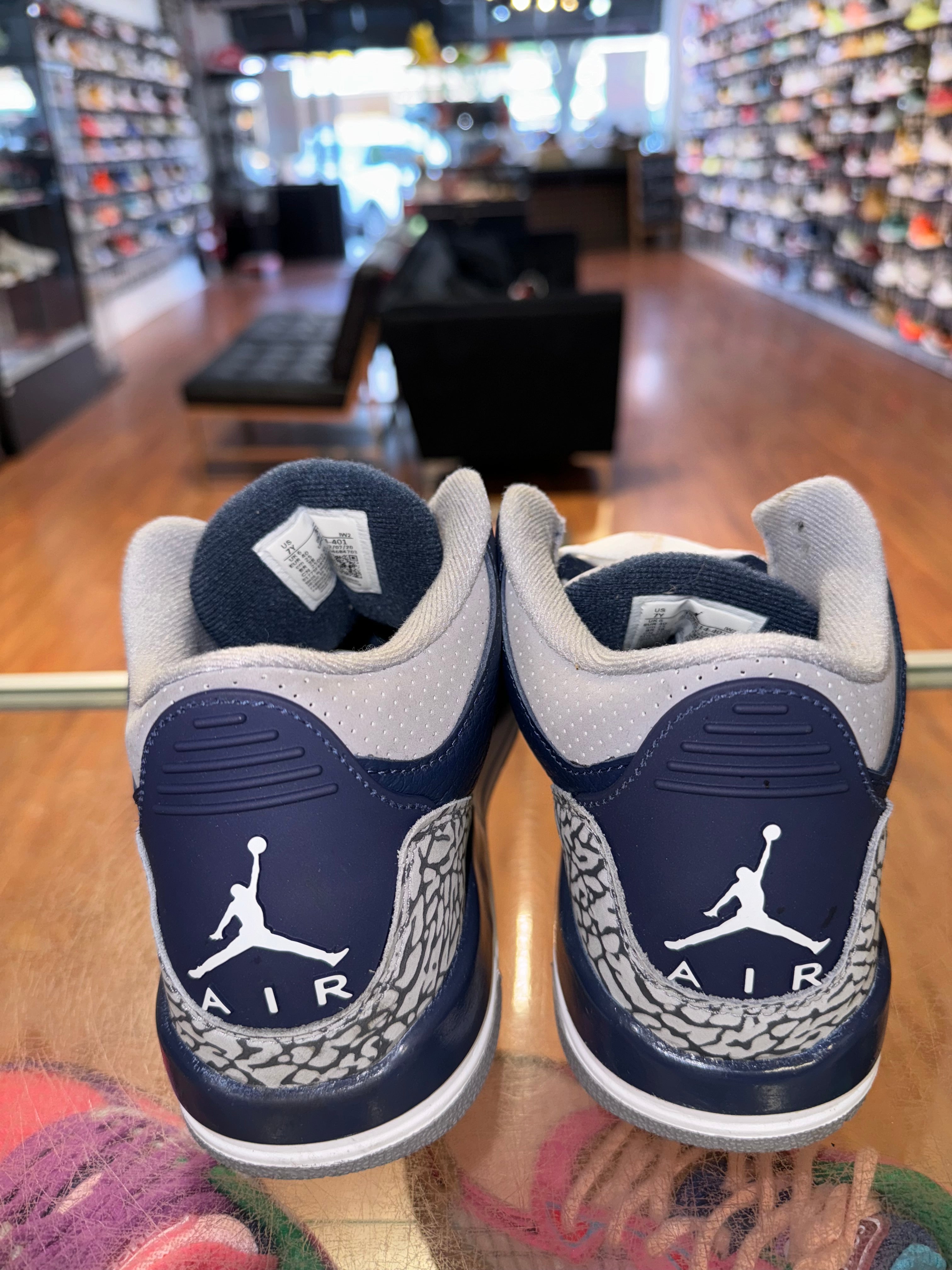 Size 7y Air Jordan 3 “Georgetown”