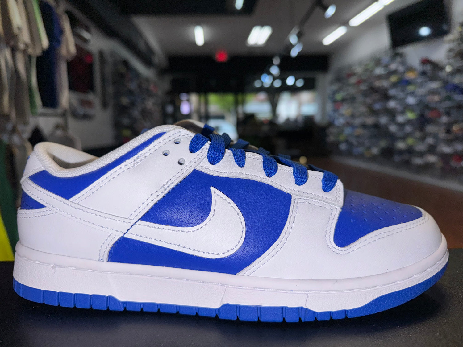 Size 8.5 Dunk Low “Racer Blue” Brand New