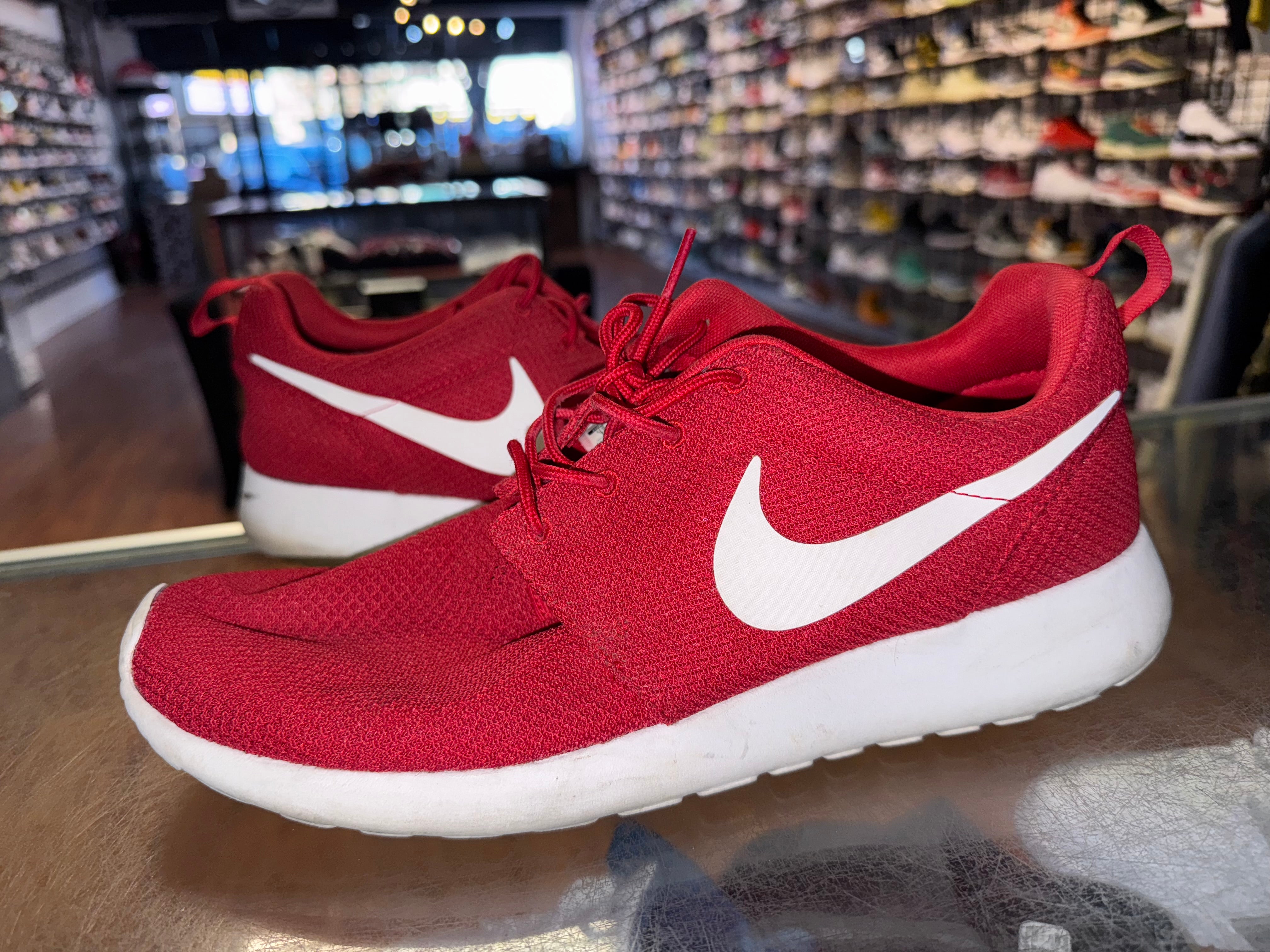 Size 10 Nike Roshe Run "Red"