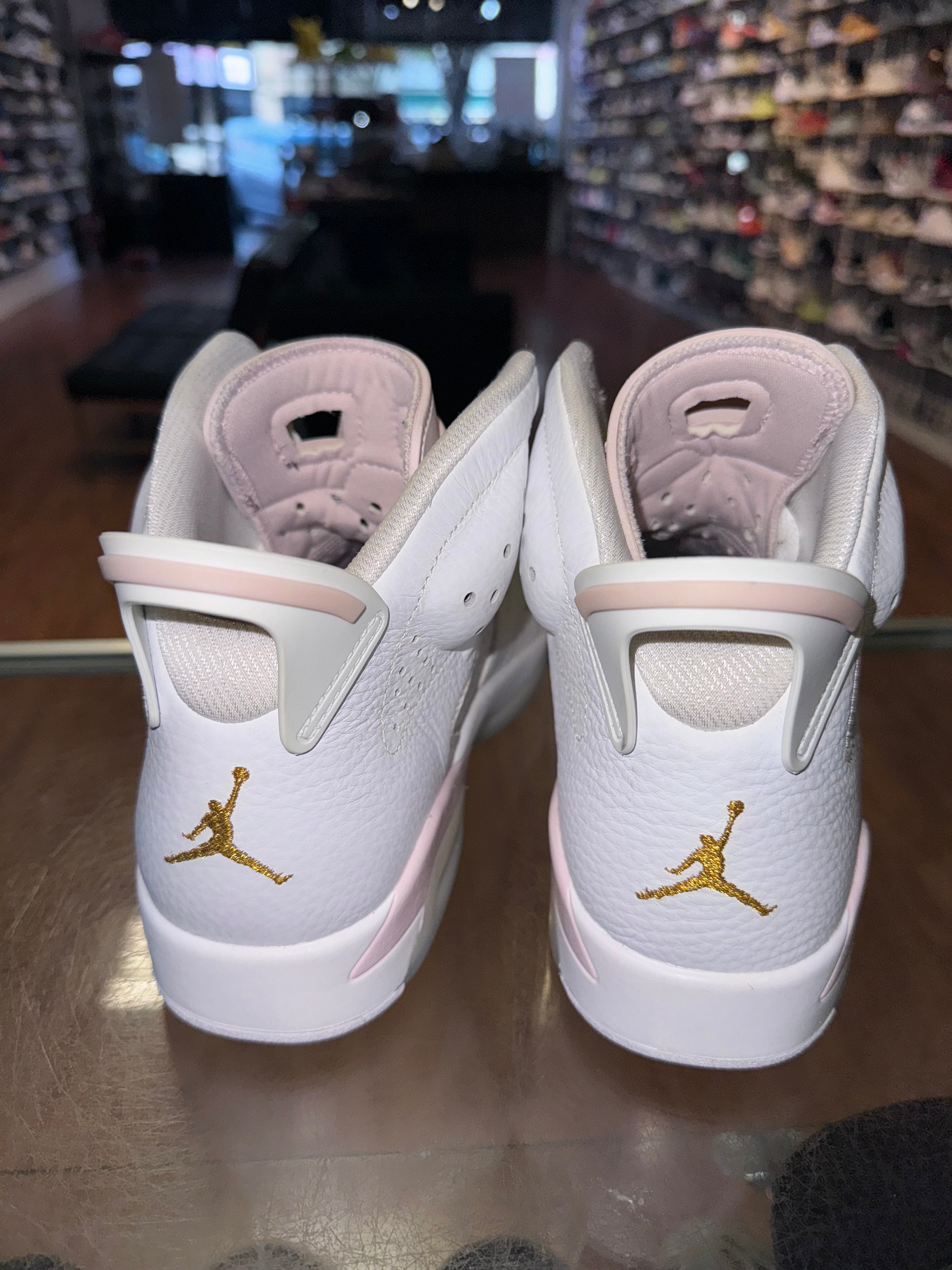 Size 8.5 (10W) Air Jordan 6 “Gold Hoops”