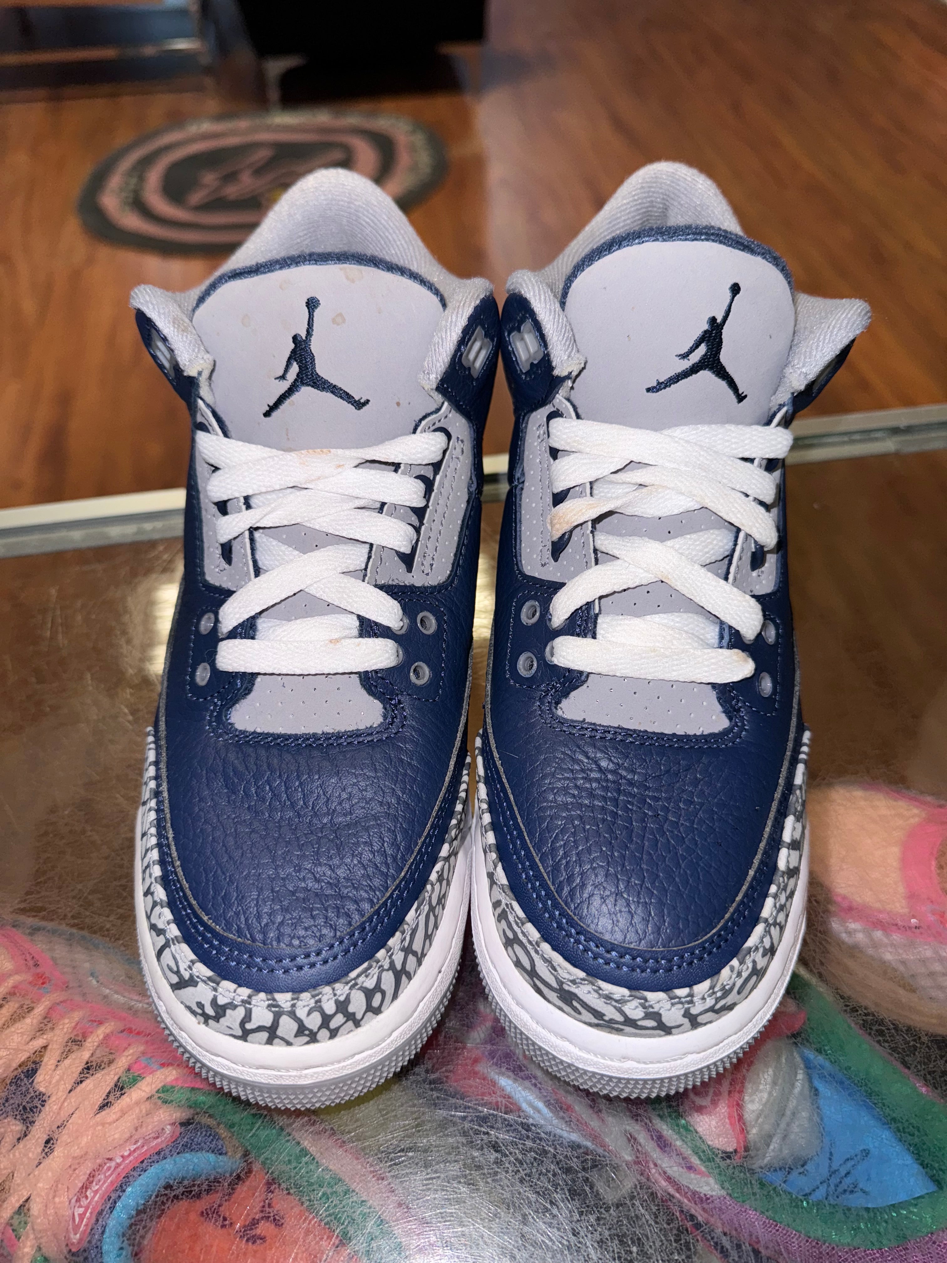 Size 7y Air Jordan 3 “Georgetown”