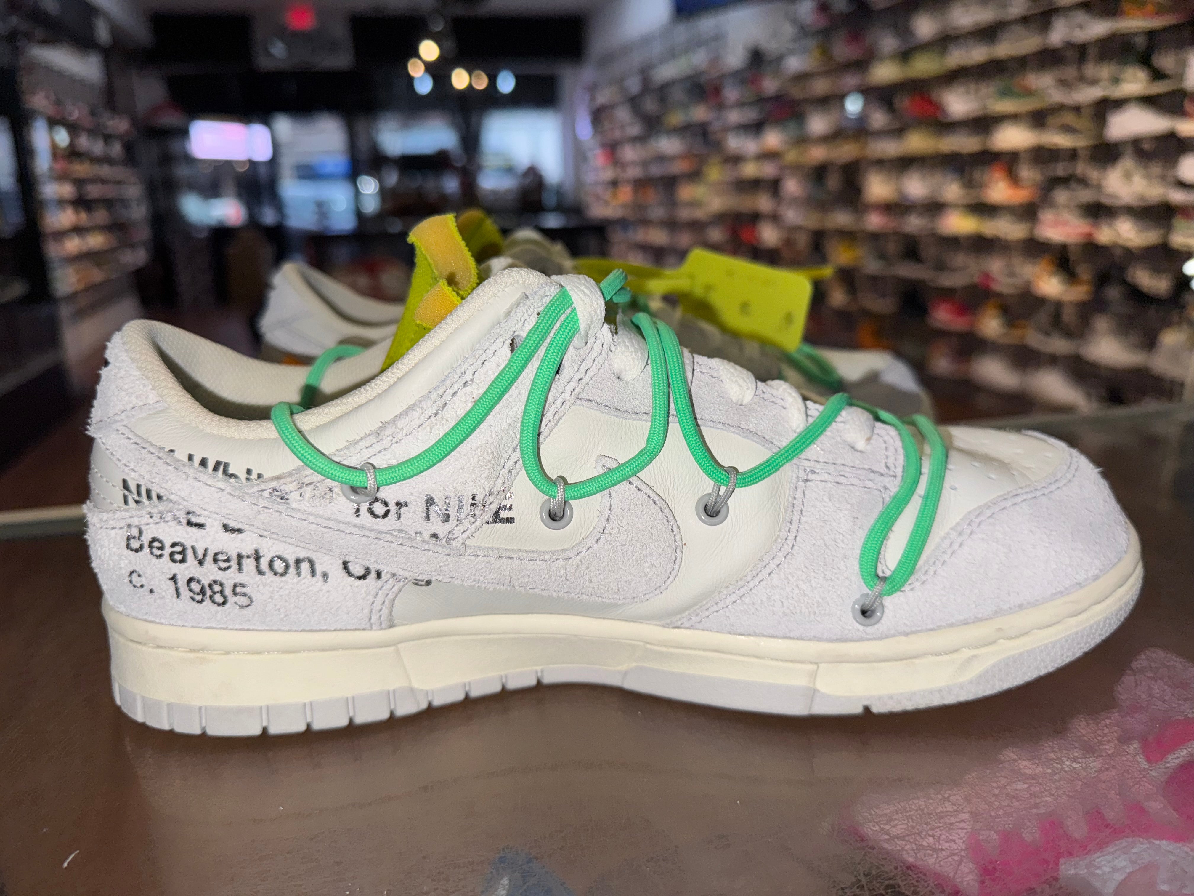 Size 9 Dunk Low Off White “Lot 14”