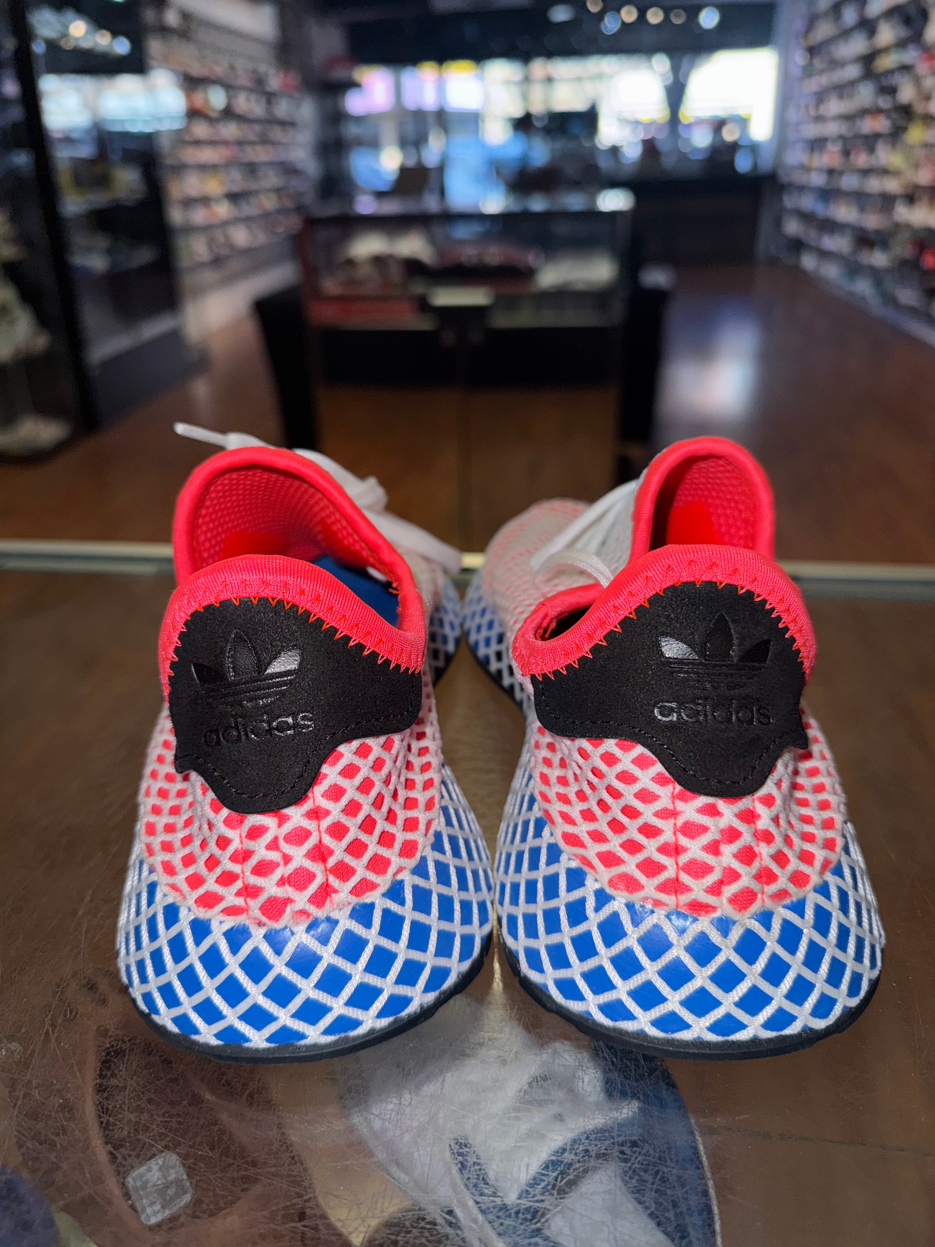 Size 5 Adidas Deerupt Runner J "Solar Red"