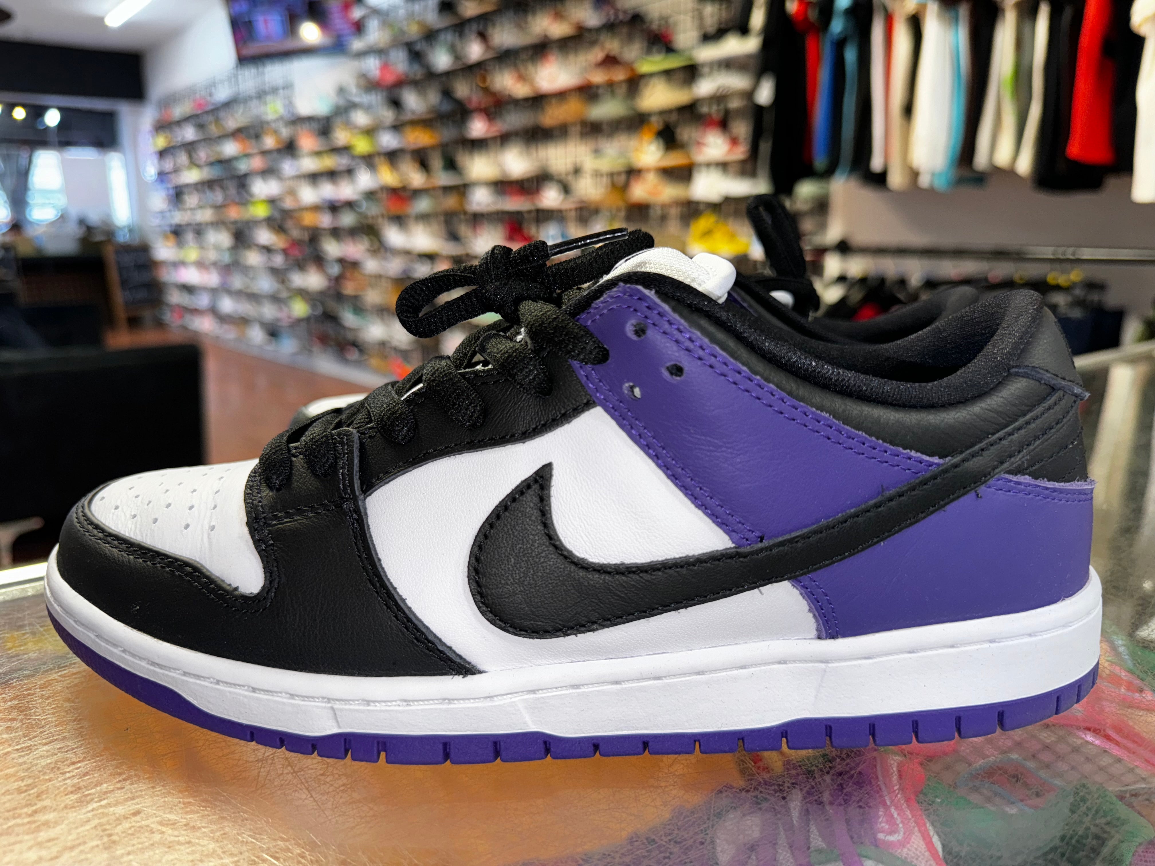 Size 10.5 Dunk Low SB "Court Purple"