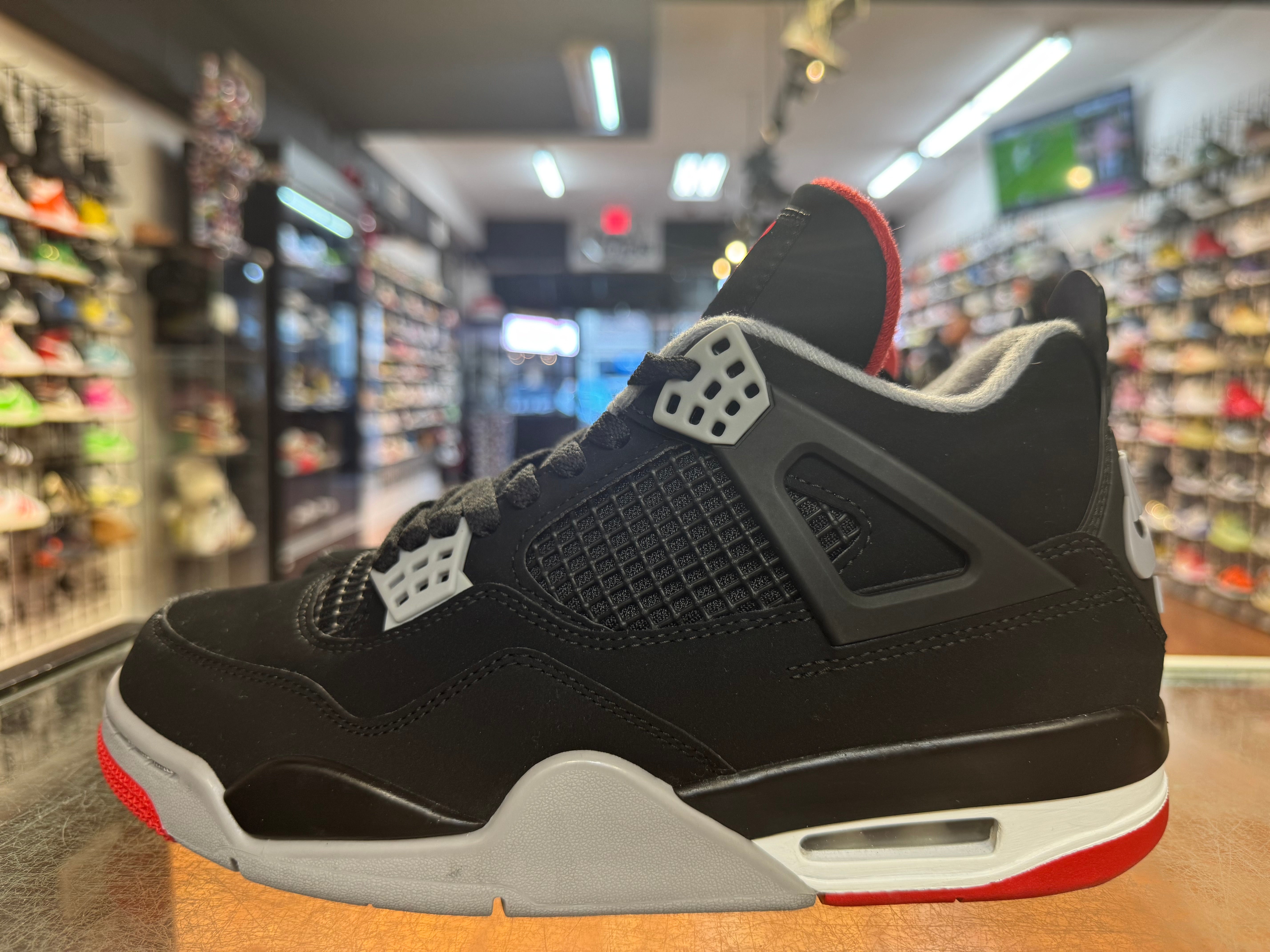 Size 7 Air Jordan 4 "Bred" 2019