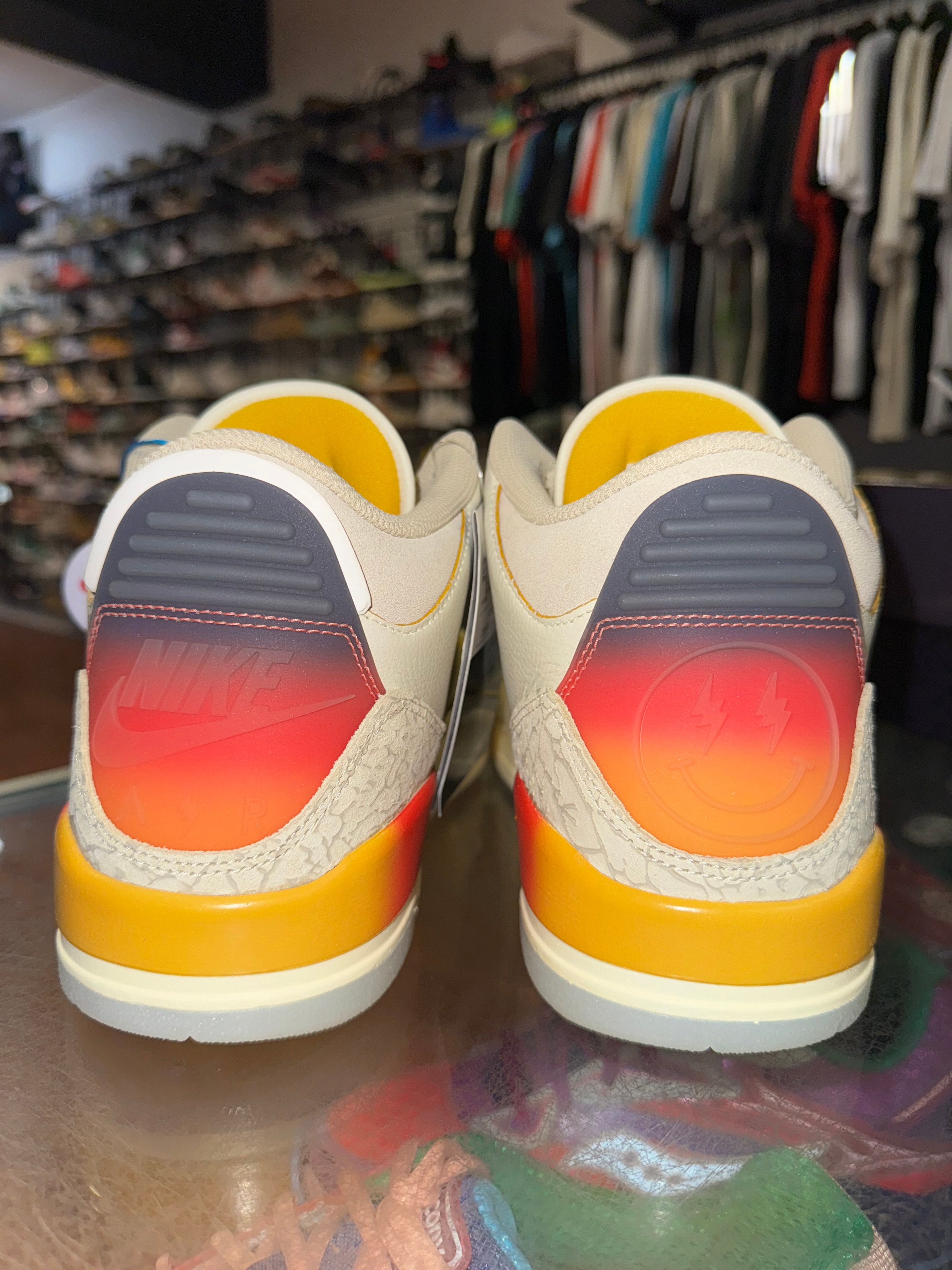 Size 10 Air Jordan 3 J Balvin "Medellin Sunset" Brand New