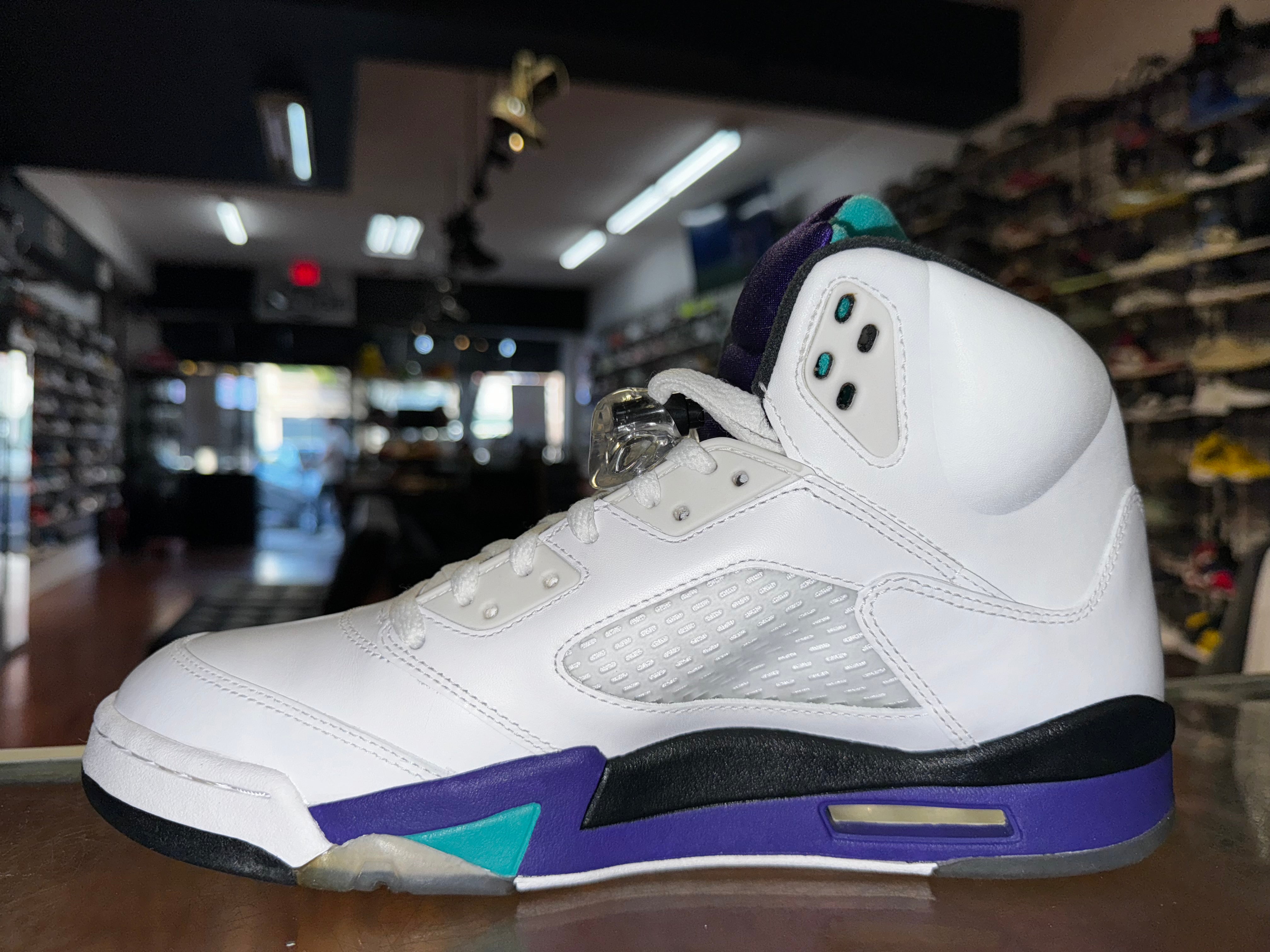 Size 10 Air Jordan 5 "White Grape"