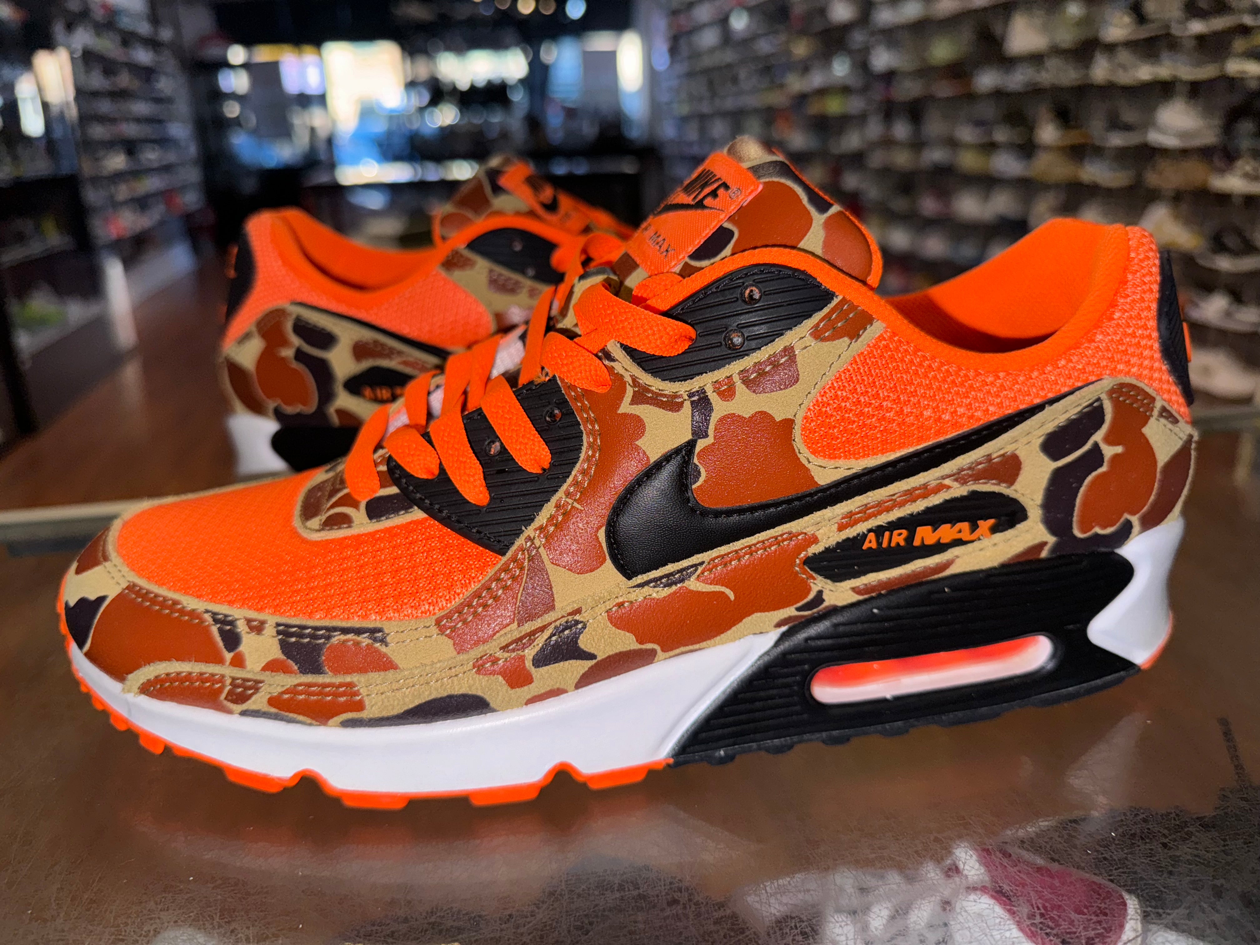 Size 12 Air Max 90 "Duck Camo Orange"