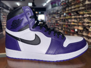 Size 9 Air Jordan 1 "Court Purple 2.0"